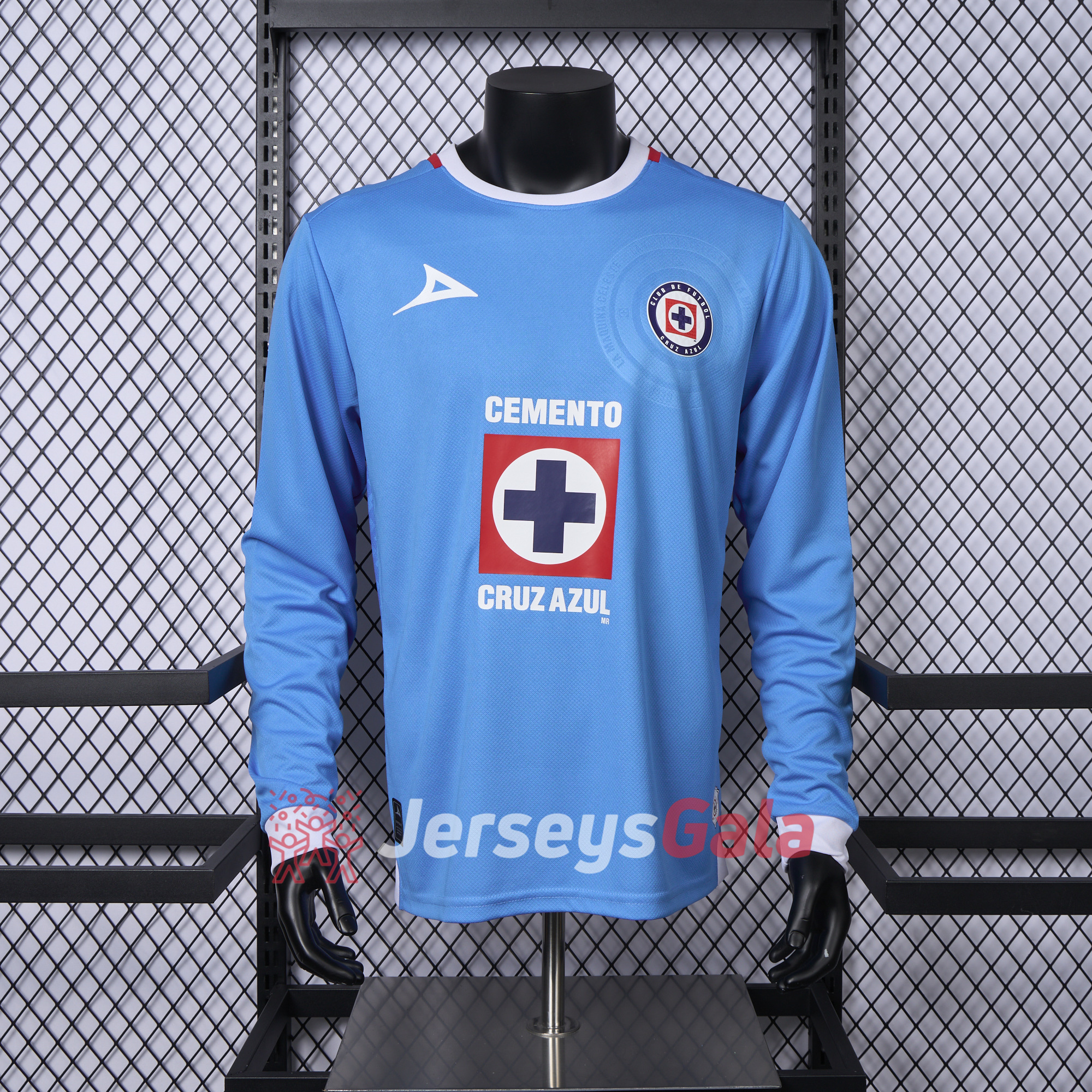 Cruz Azul 24-25 Home Long Sleeve Jersey - Player Version - ManixJersey
