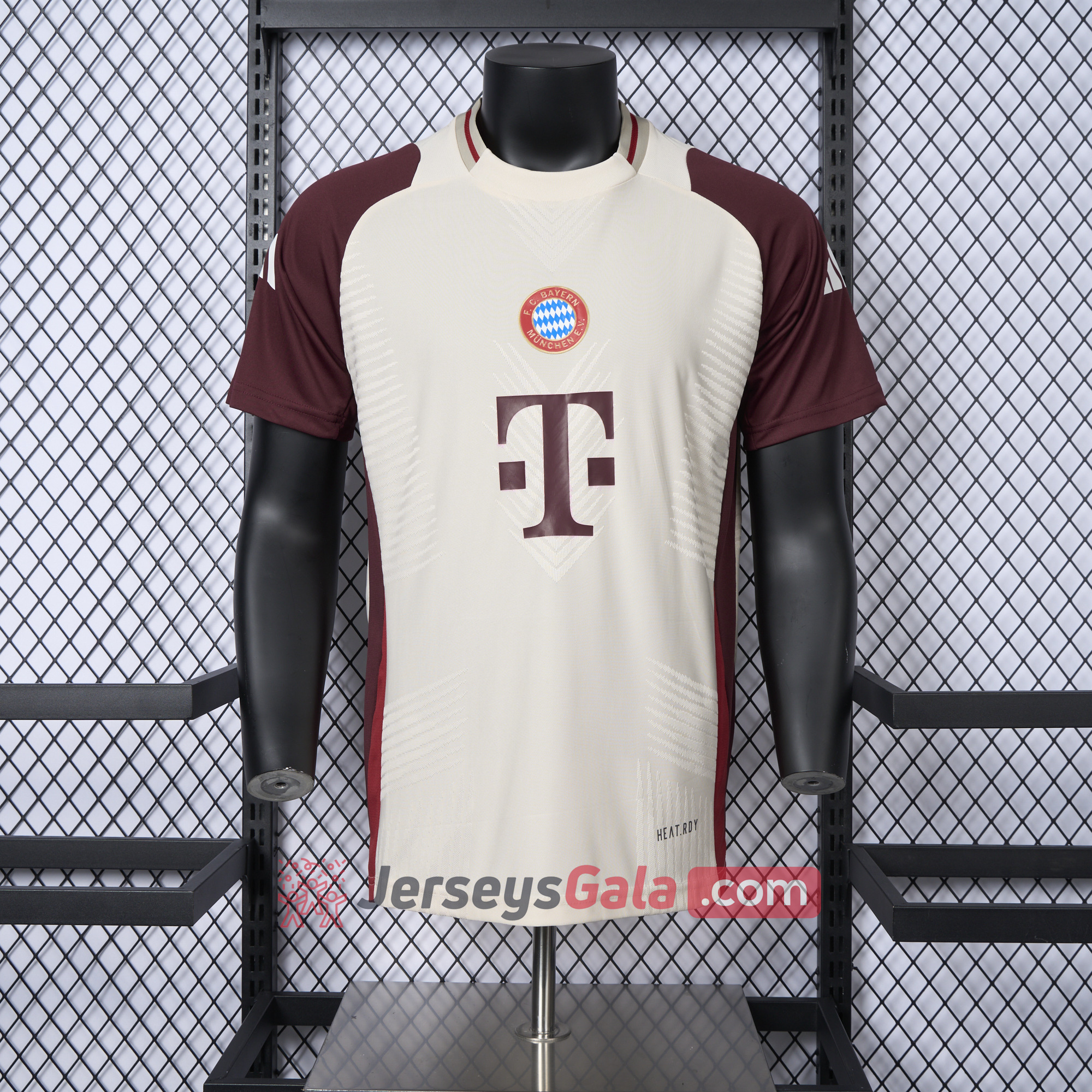 Bayern Munich 24-25 Apricot & Red Training Jersey - Player Version - ManixJersey