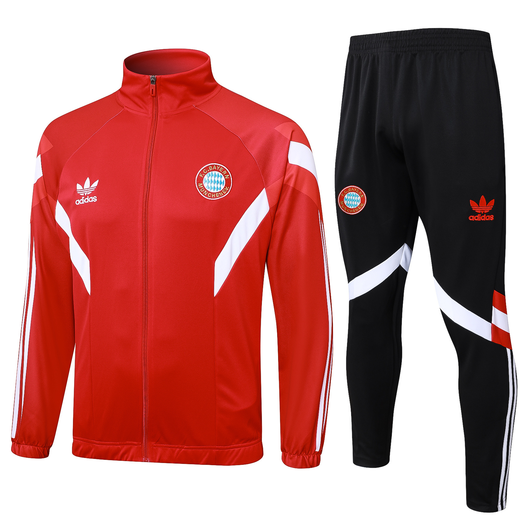 Bayern Munich 24-25 Originals LFSTLR Jacket Training Tracksuit - Red - ManixJersey