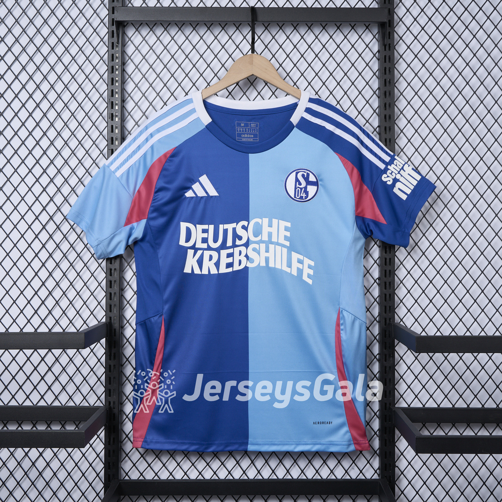 Schalke 04 24-25 German Cancer Aid Special Jersey - Fans Version - ManixJersey