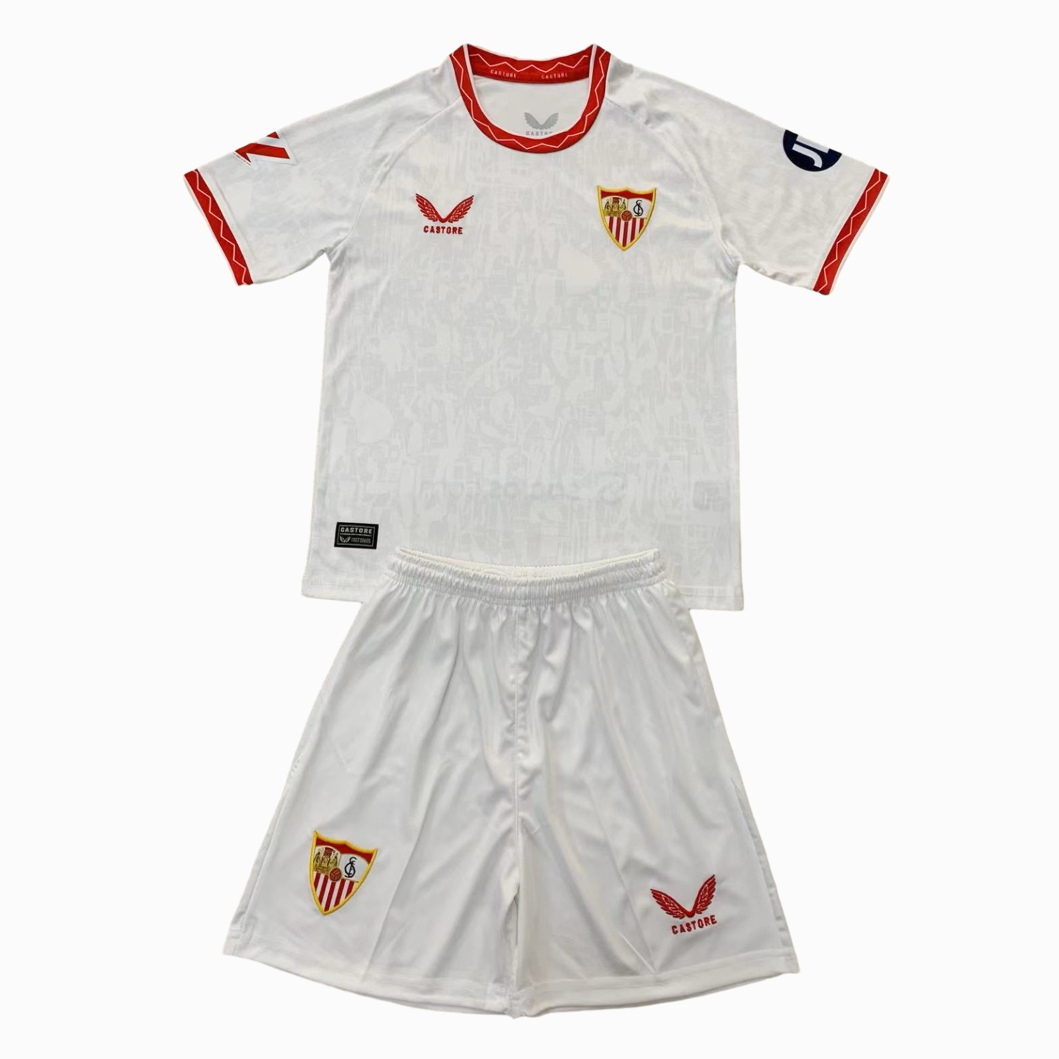 Sevilla FC 24-25 Home Men's Adult Jersey Set - Fans Version - ManixJersey