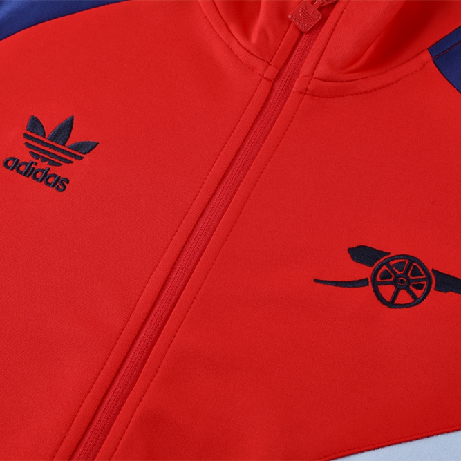 Arsenal 24-25 Originals LFSTLR Jacket Training Tracksuit - Red and Blue - ManixJersey