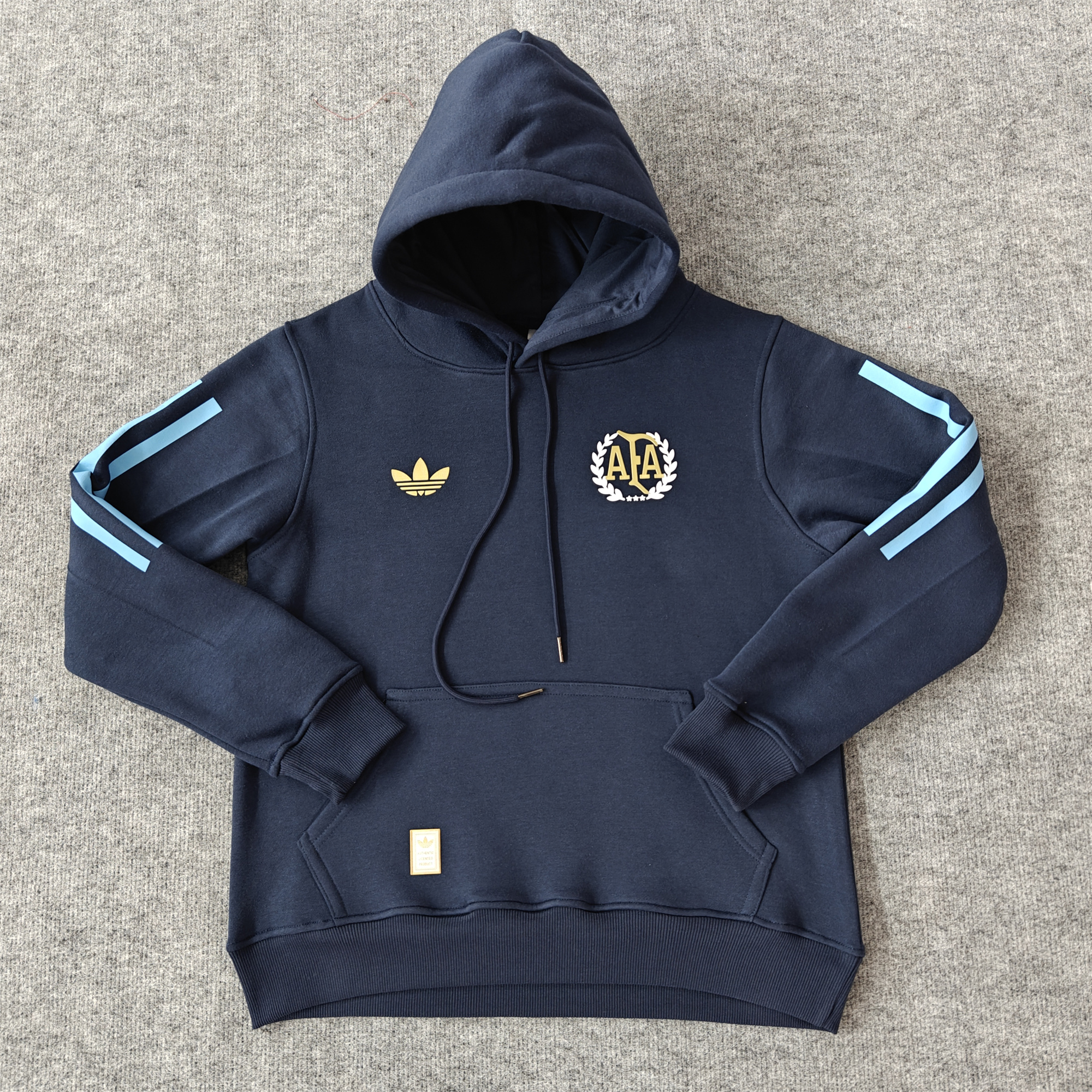 Argentina 24-25 Adi 50 Years Anniversary Hoodie - Deep Blue - ManixJersey