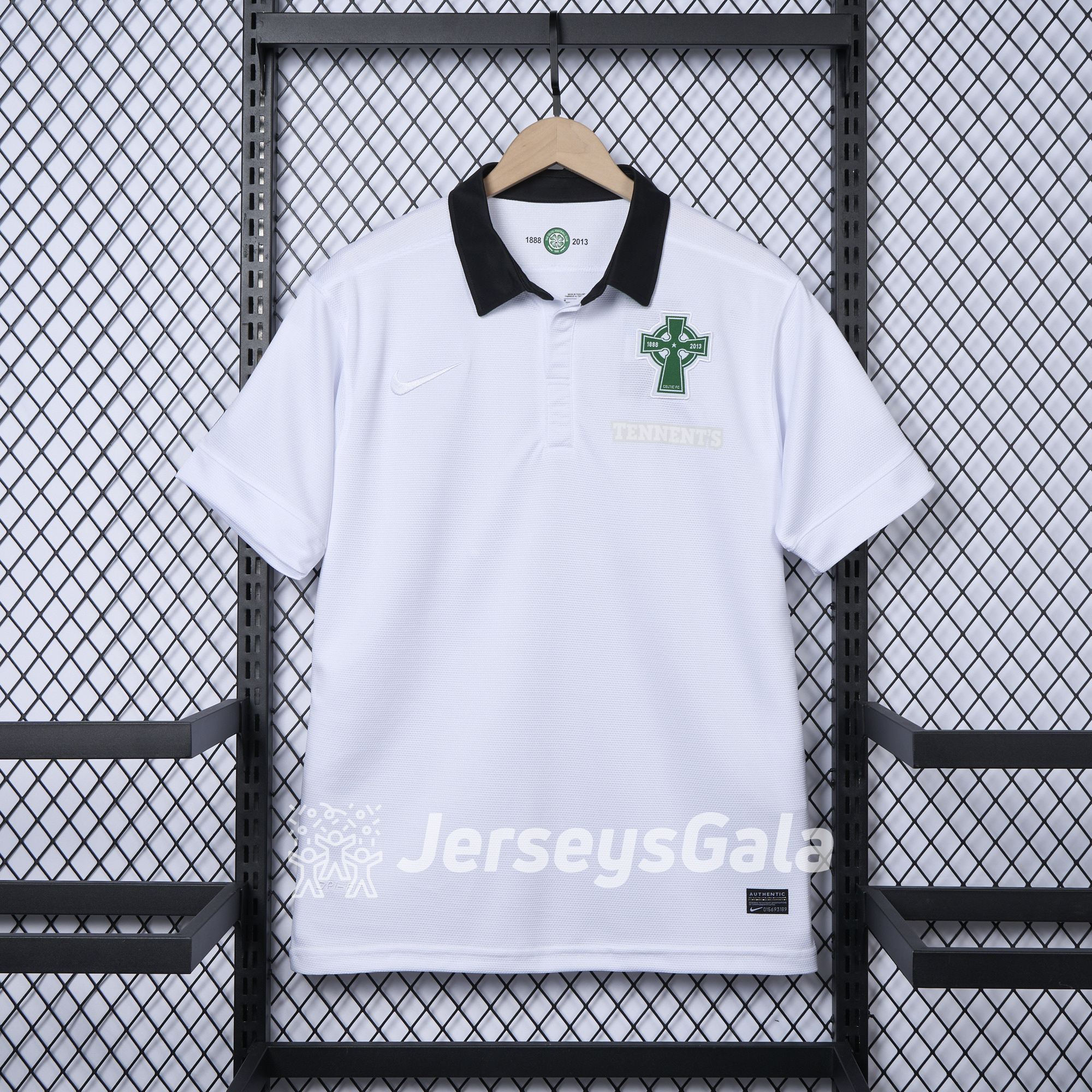 Retro Celtic 2012-13 Third 125th Anniversary White POLO Shirt - ManixJersey