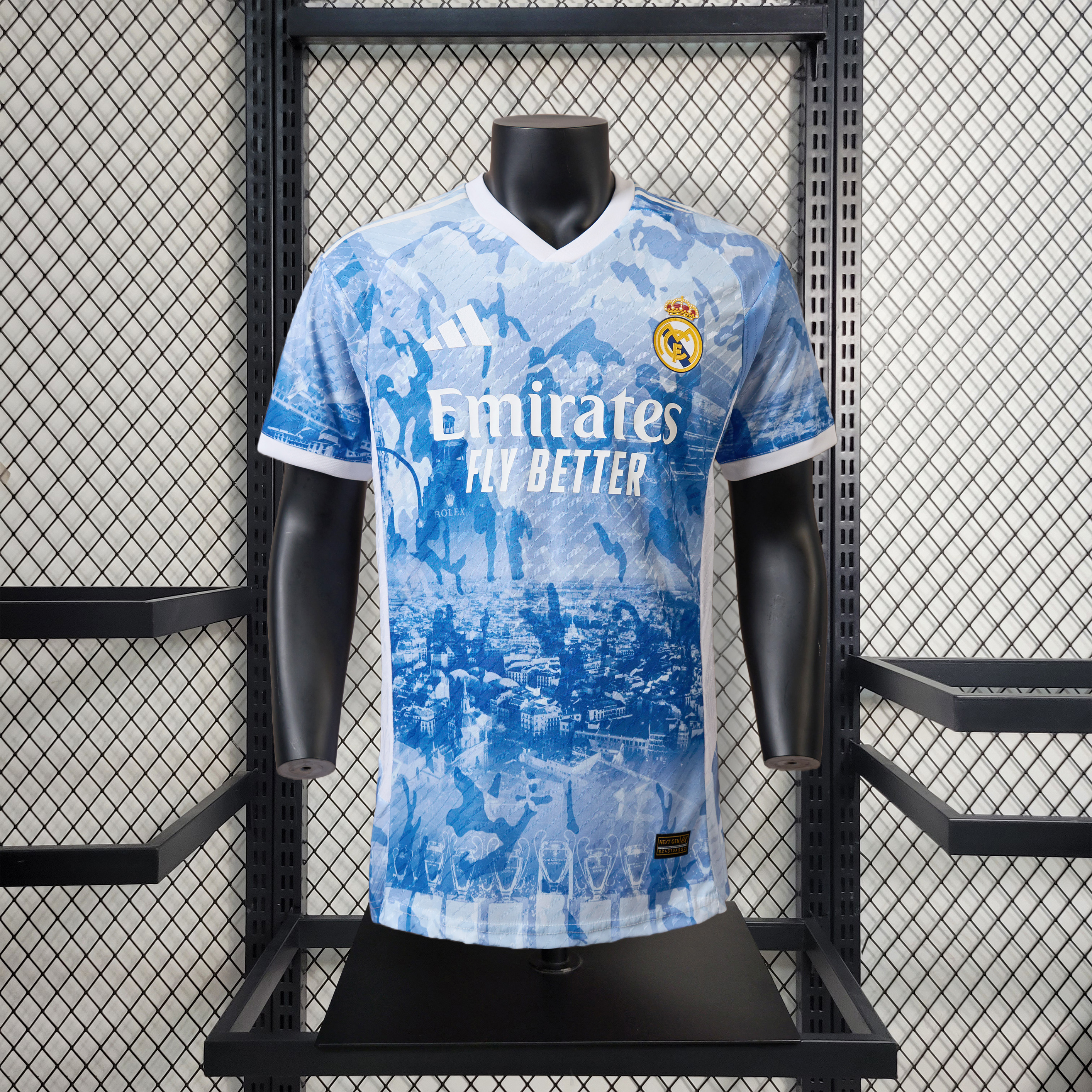 Real Madrid 24-25 Blue Special Edition Jersey - Player Version - ManixJersey