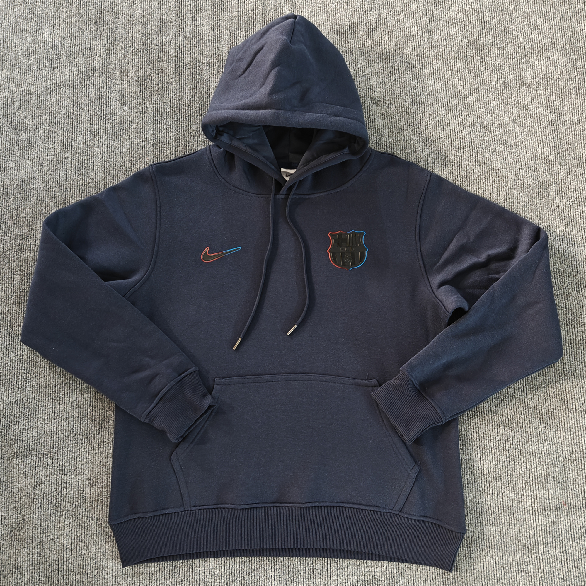 B.A.R.S.A 24-25 Black Team Badge Hoodie - Deep Blue - ManixJersey