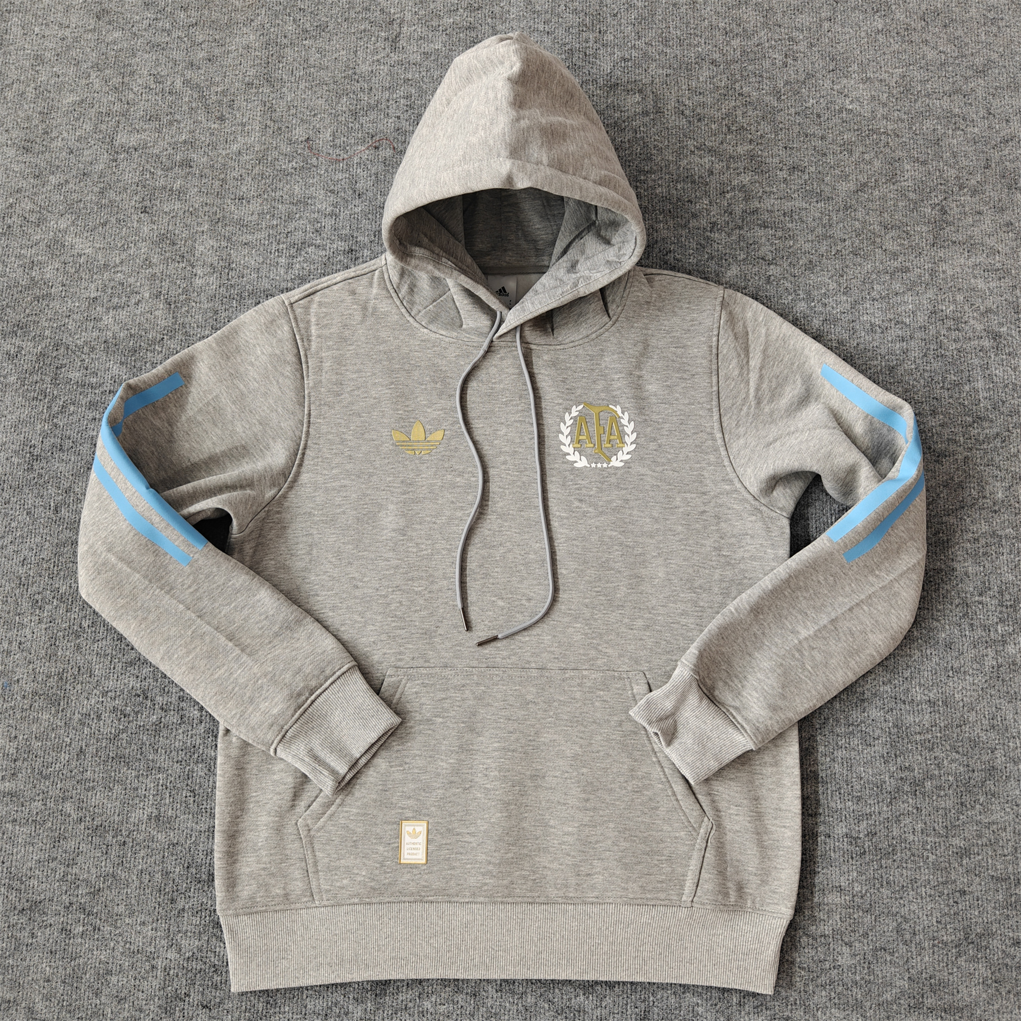 Argentina 24-25 Adi 50 Years Anniversary Hoodie - Grey - ManixJersey