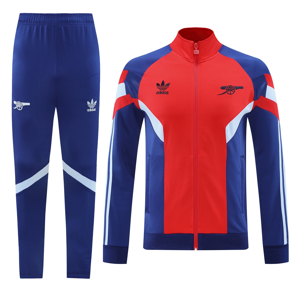 Arsenal 24-25 Originals LFSTLR Jacket Training Tracksuit - Red and Blue - ManixJersey