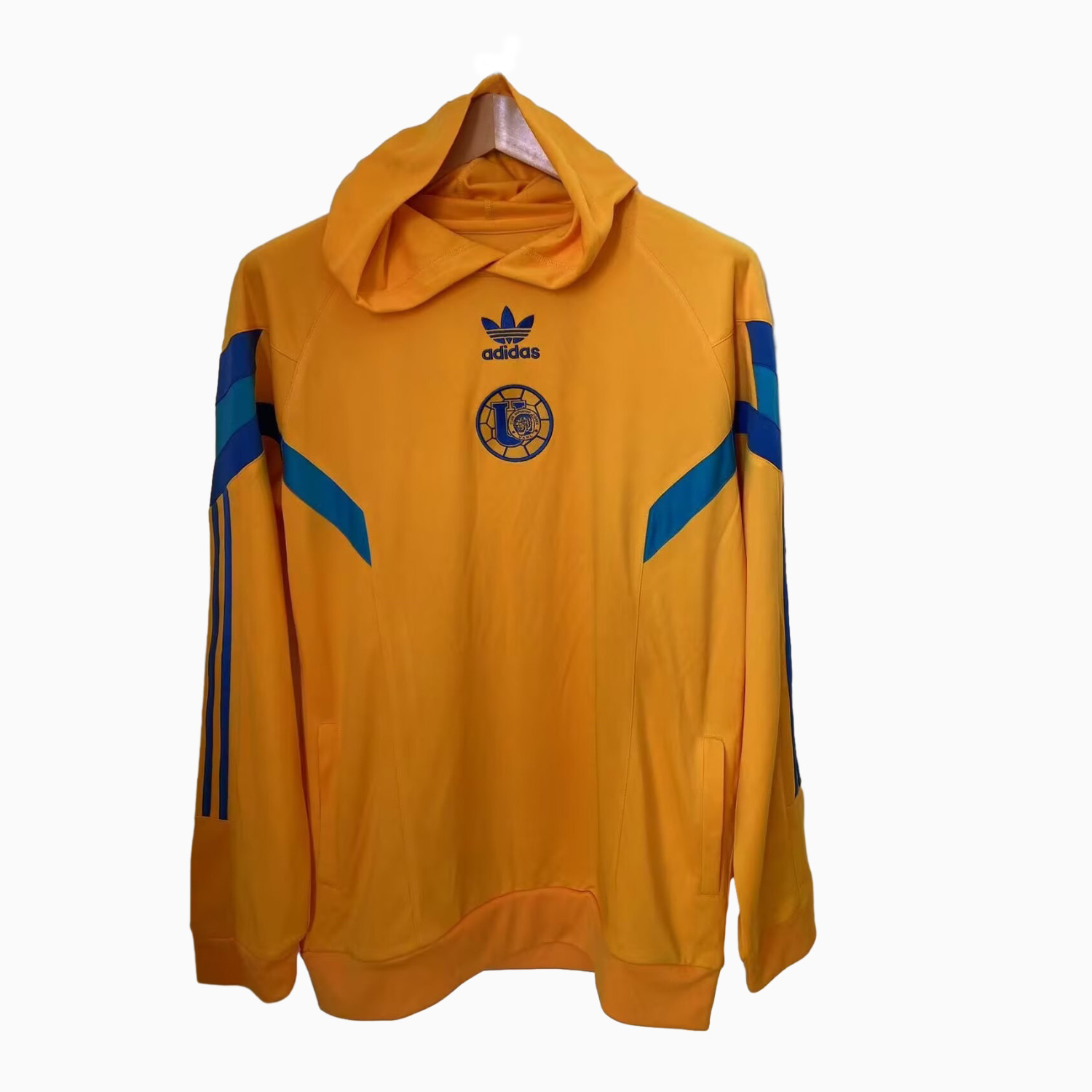 Tigres UANL 24-25 Vintage Style Hoodie - Yellow - ManixJersey