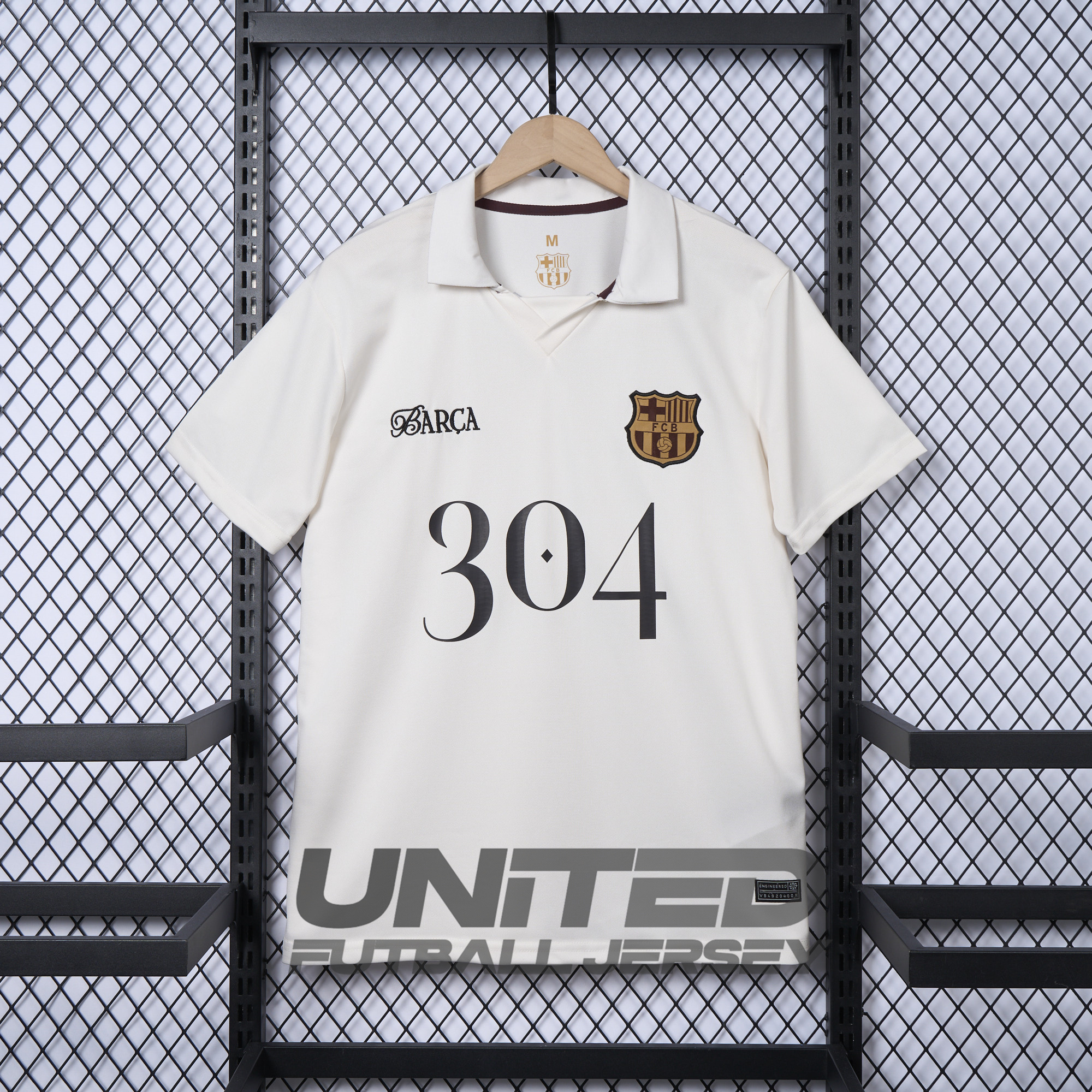 B.A.R.S.A 24-25 Yamal Anniversary White Jersey - Fans Version - ManixJersey