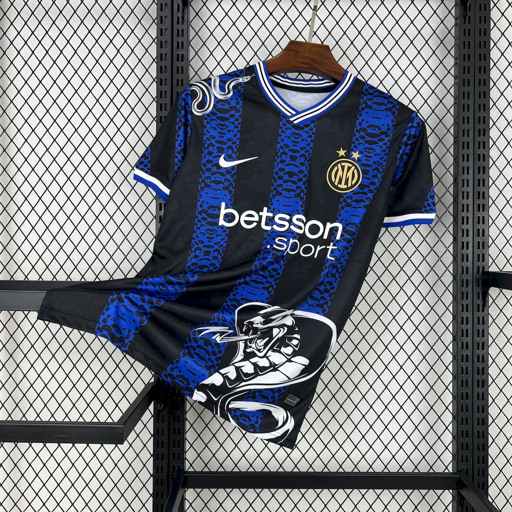 Inter Milan 24-25 Blue Black Mamba Special Edition Jersey - Fans Version - ManixJersey
