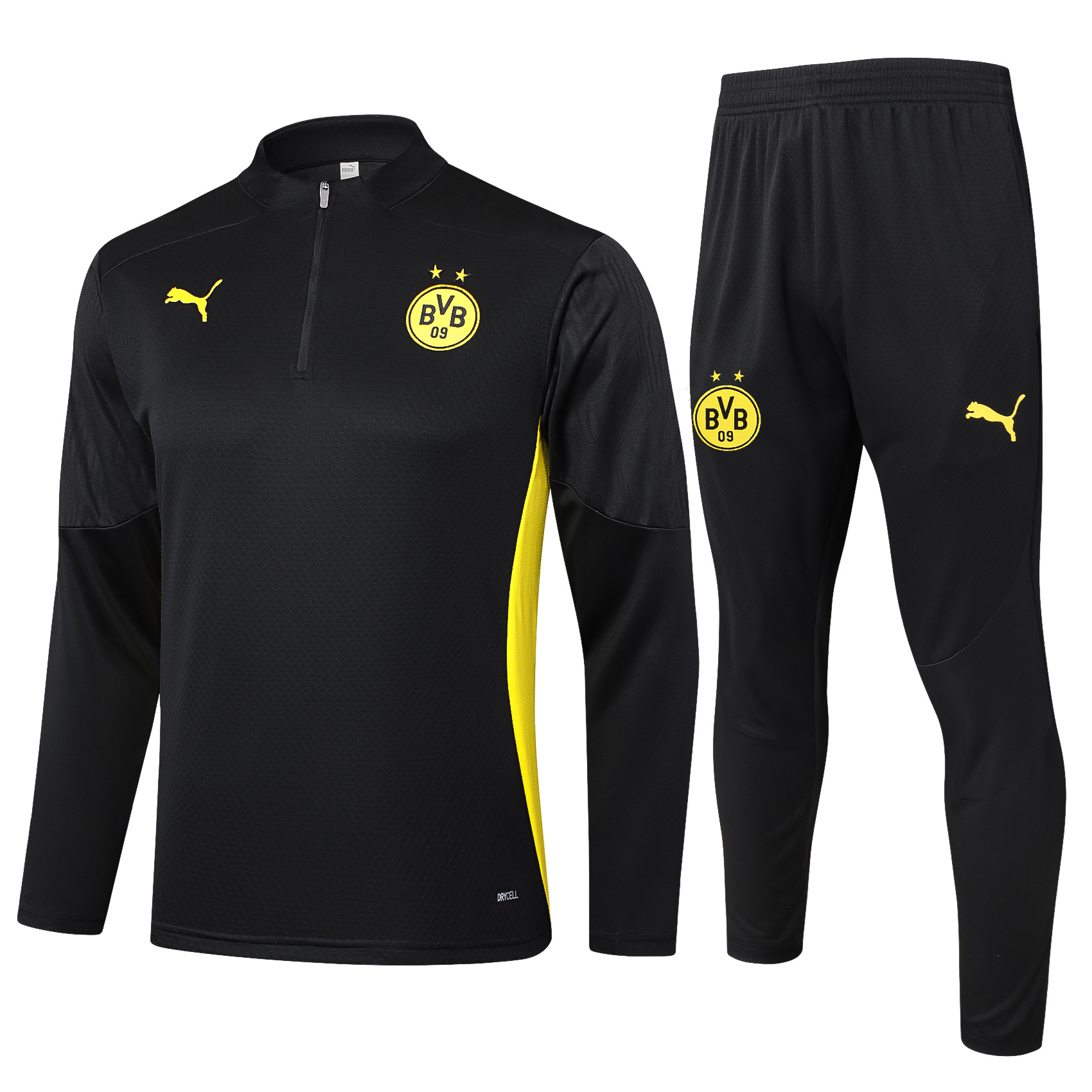 Dortmund 24-25 Long Sleeve Training Set - Player Version - Black - ManixJersey