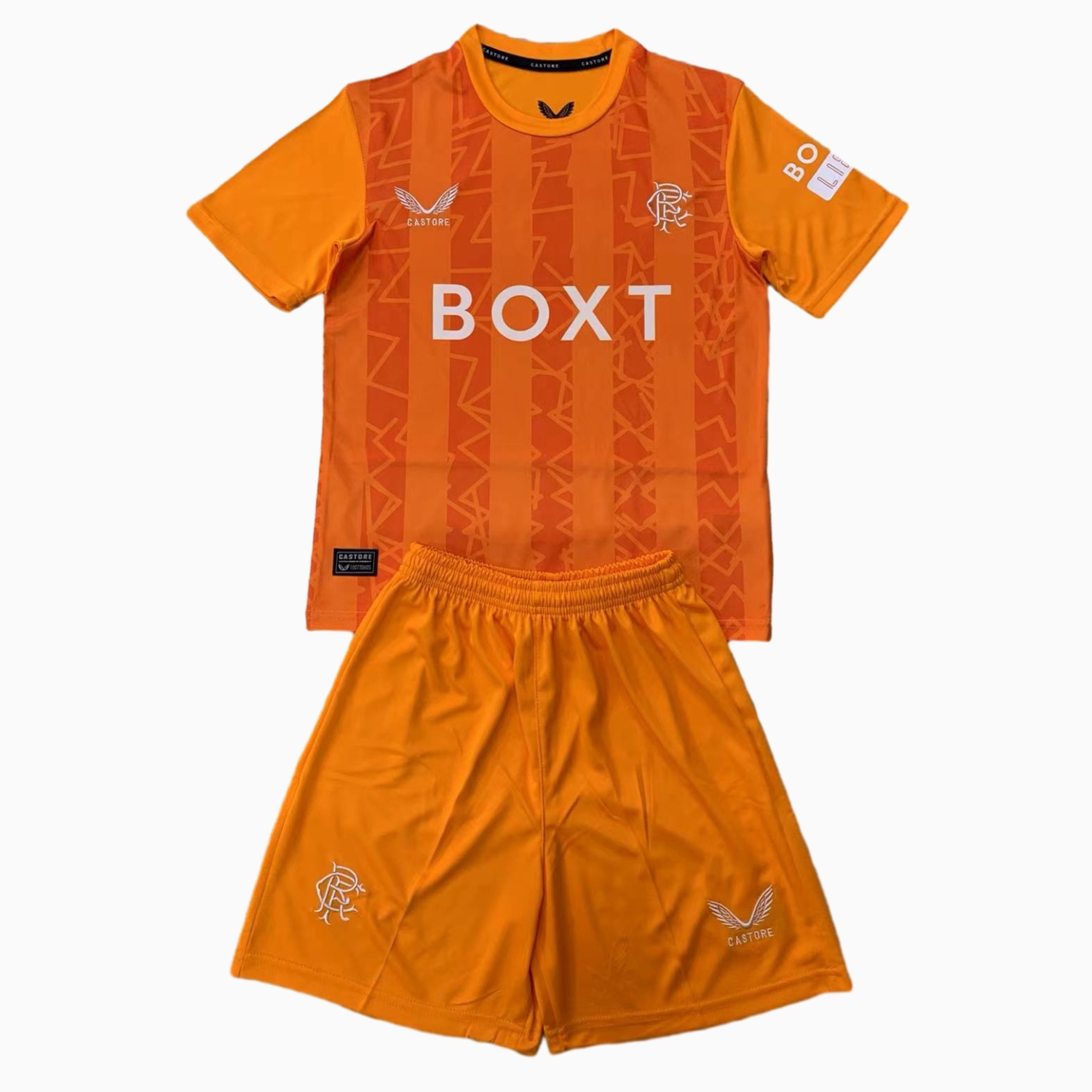 Glasgow Rangers 24-25 Orange Goalkeeper Kids Kit - ManixJersey