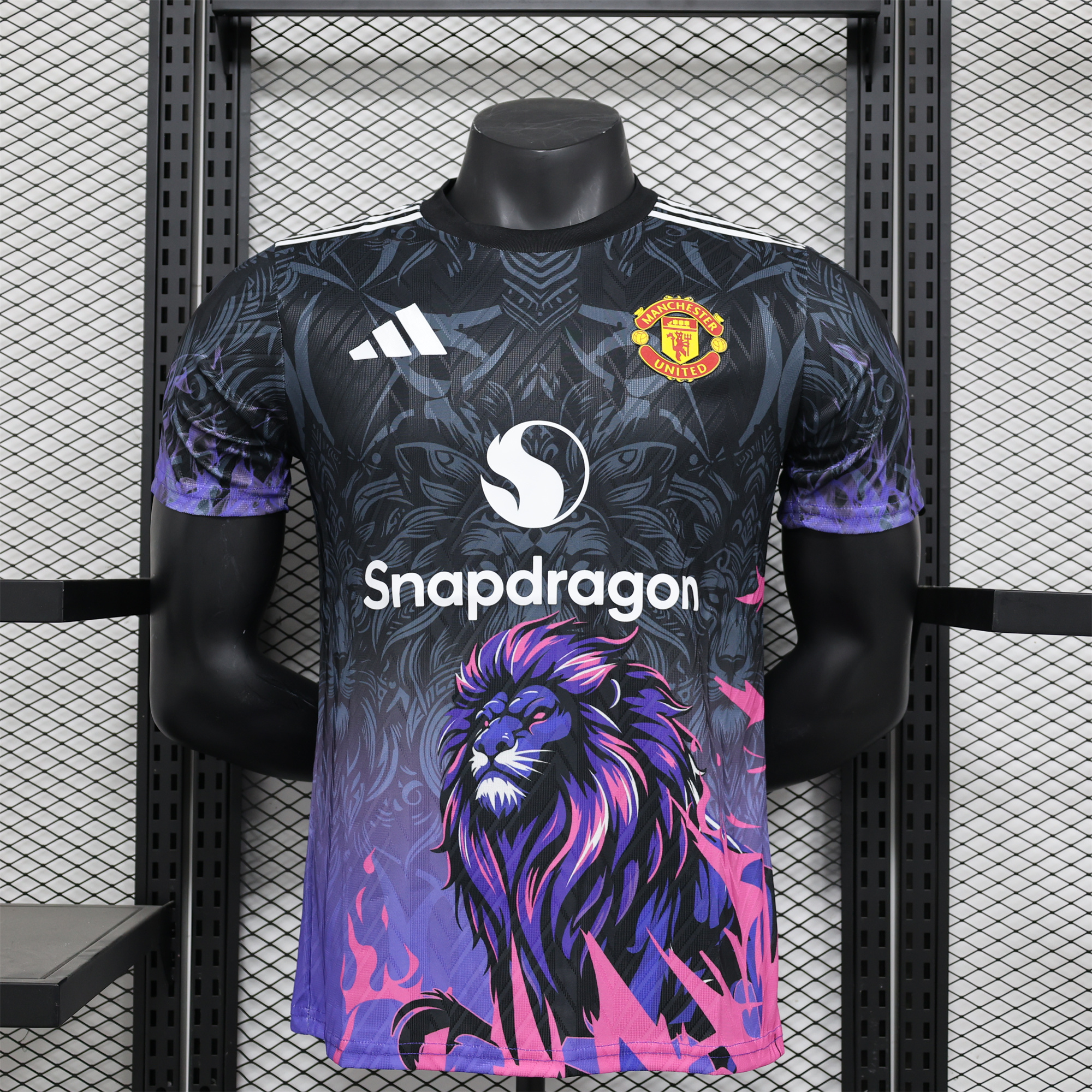Manchester United 24-25 Balck and Purple Lion Special Edition Jersey - Player Version - ManixJersey