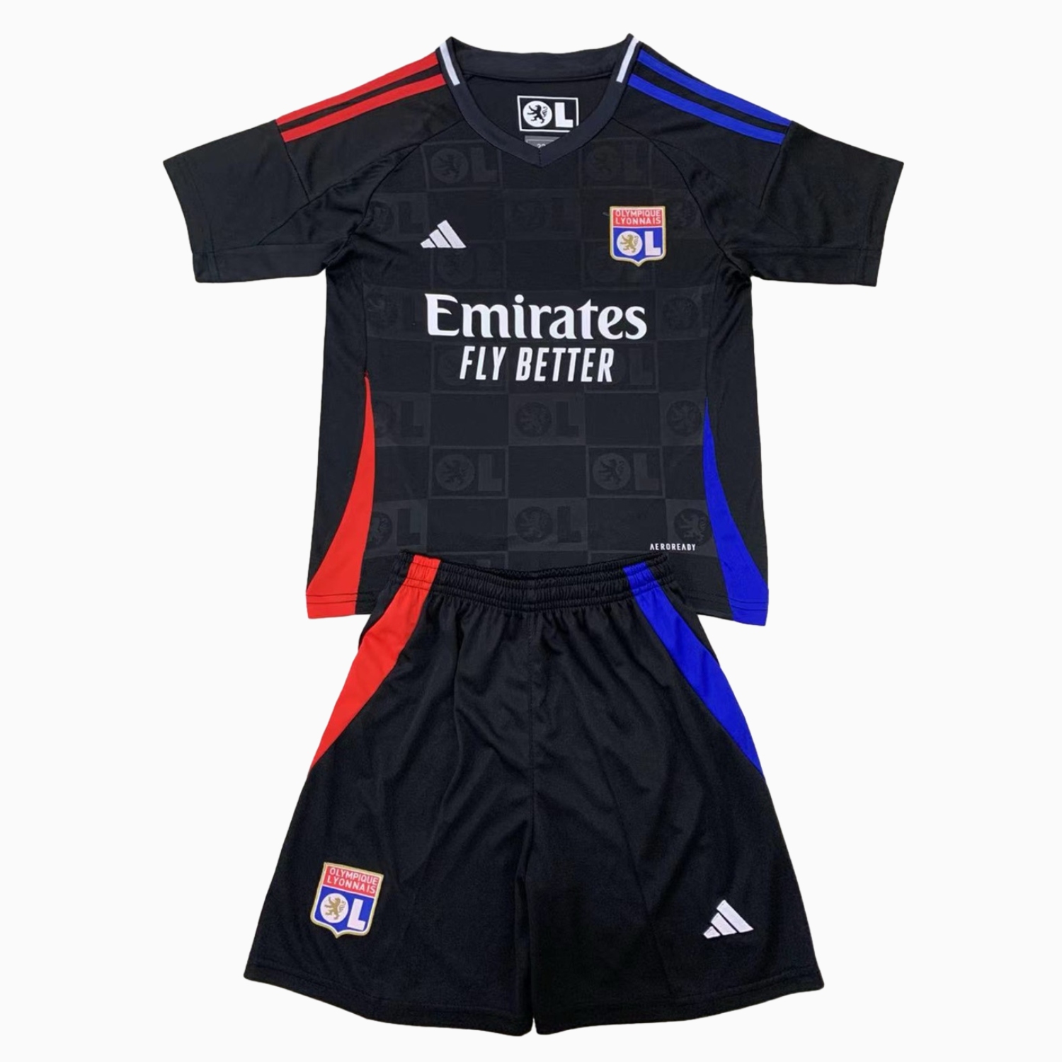 Olympique Lyonnais Lyon 24-25 Away Kids Kit - ManixJersey