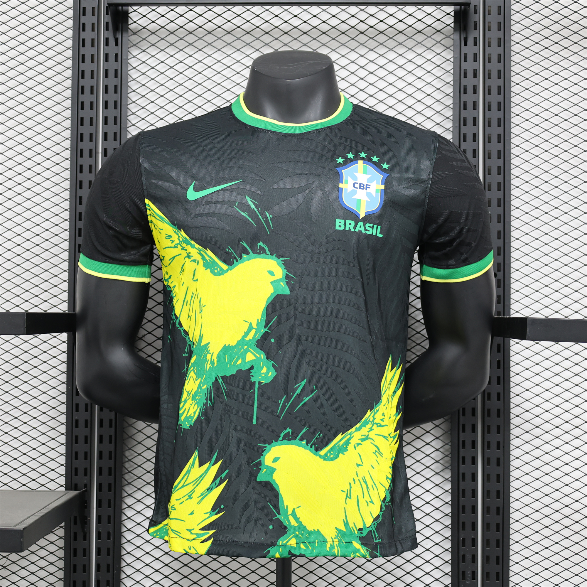 Brazil 2024 Black Dove Special Edition Jersey - Player Version - ManixJersey
