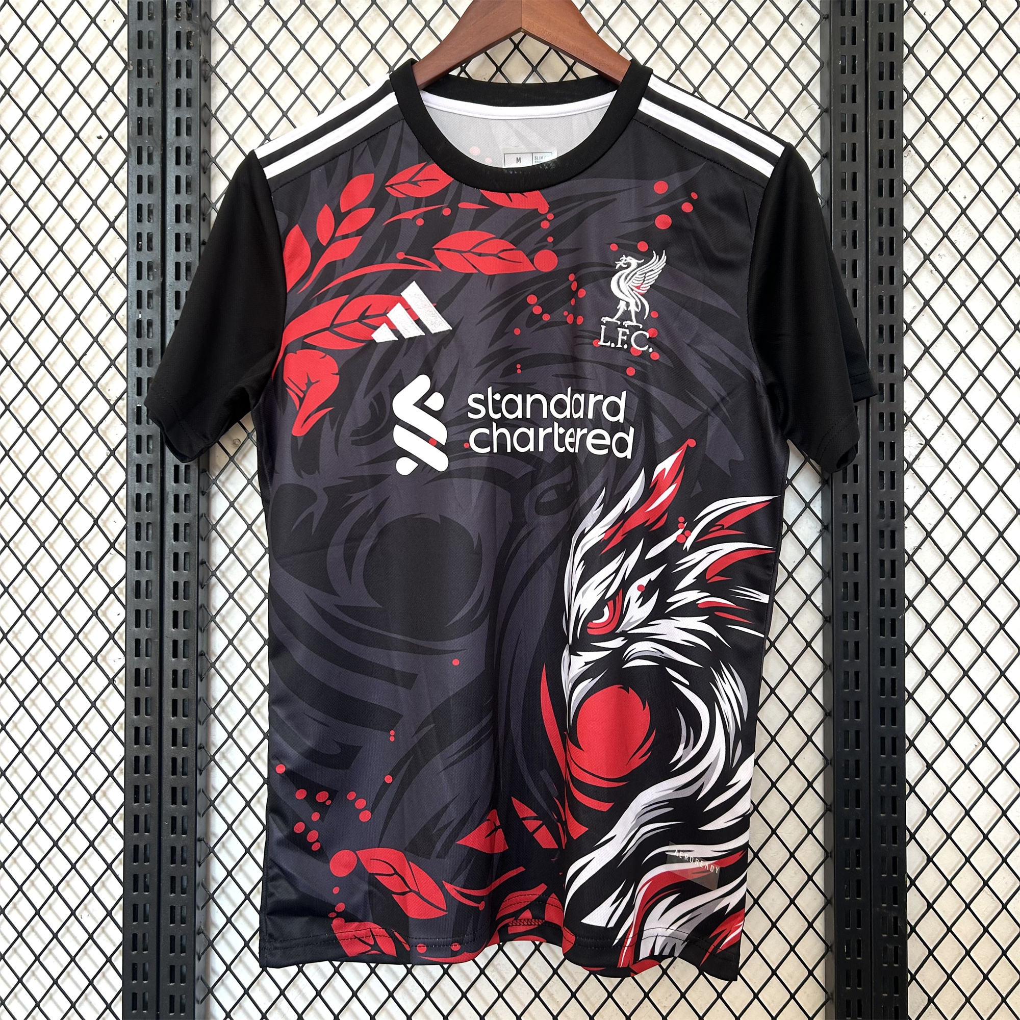 Liver.pool 24-25 Black Fire Phoenix Special Edition Jersey - Fans Version - ManixJersey