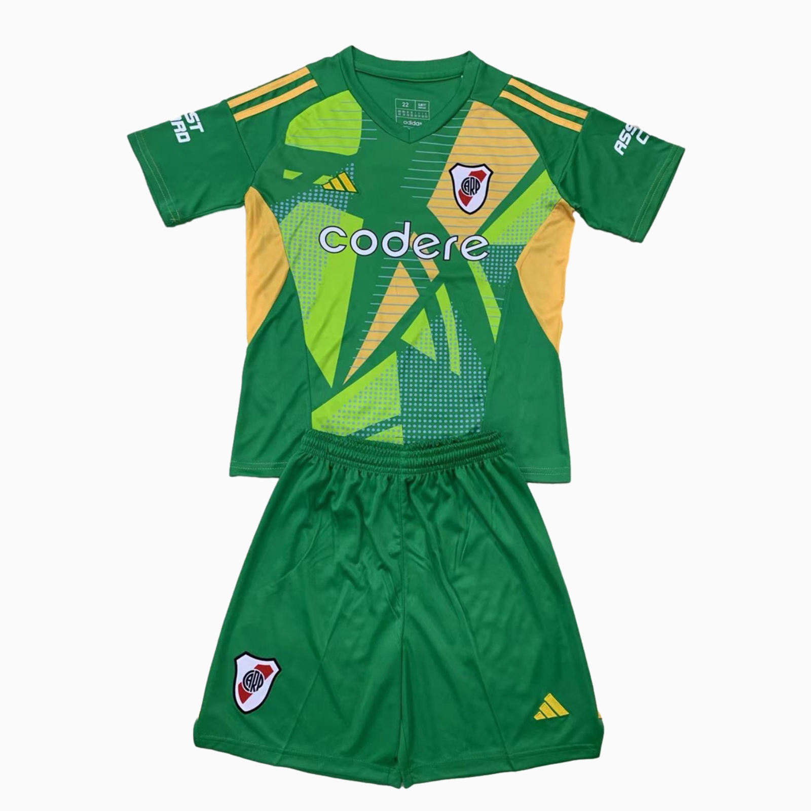 River Plate 24-25 Fruit Green Goalkeeper Kids Kit - ManixJersey