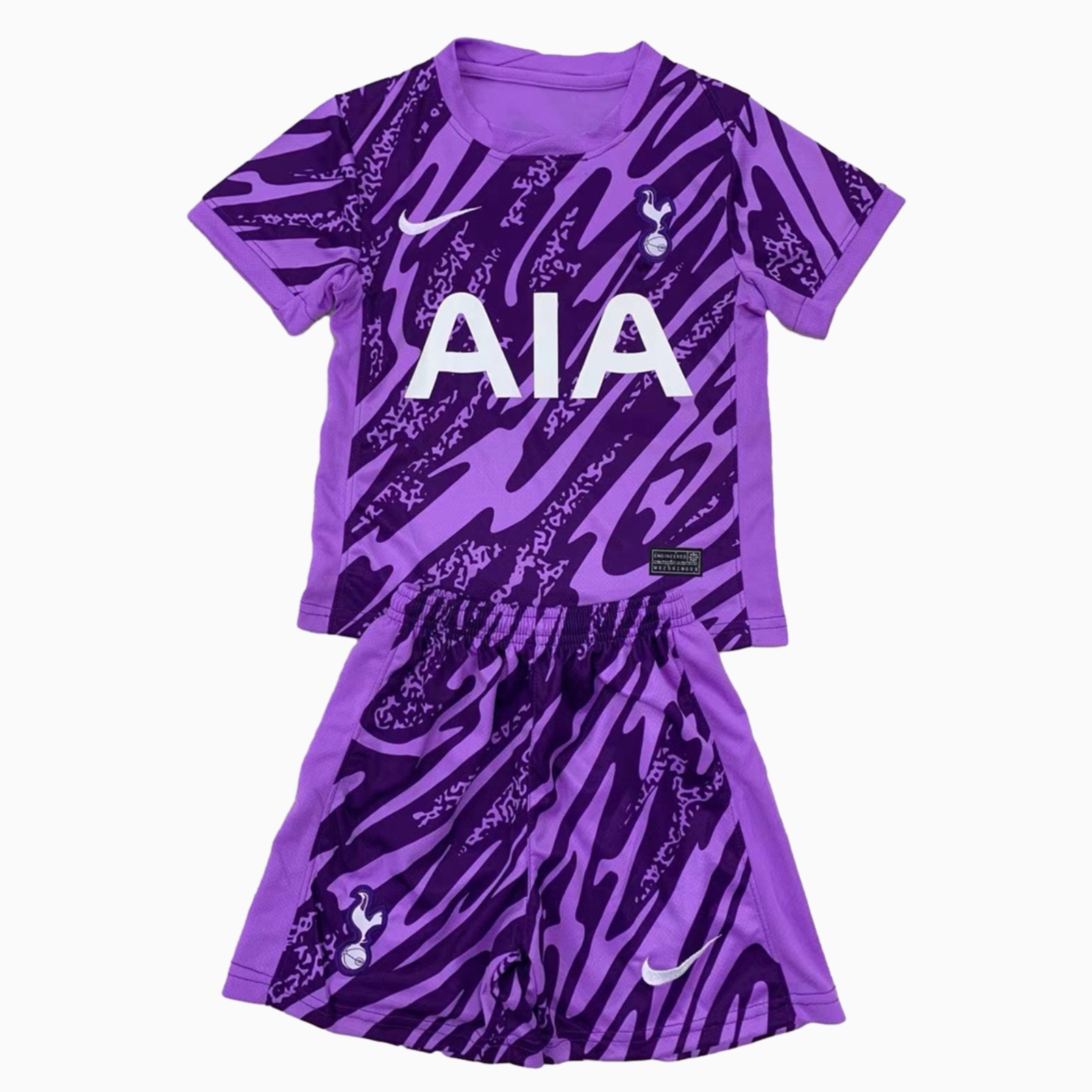 Tottenham Hotspur 24-25 Purple Goalkeeper Kids Kit - ManixJersey