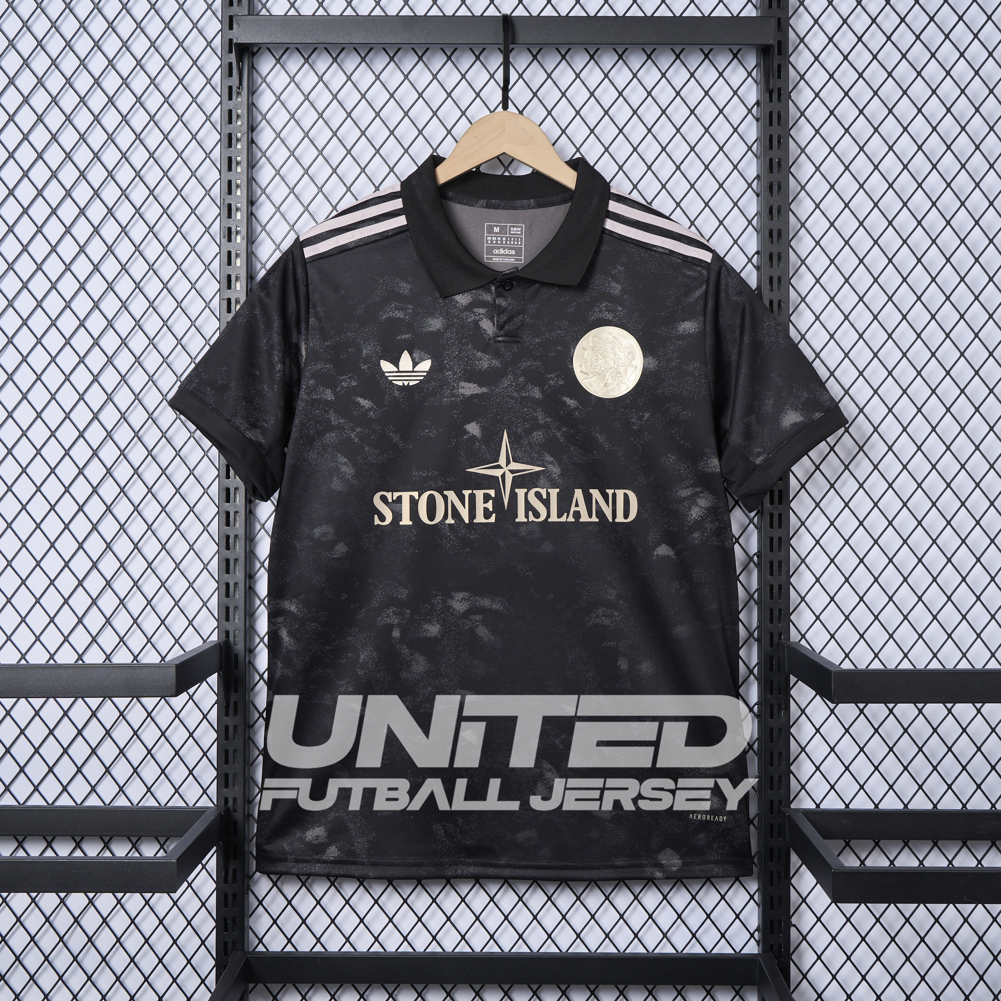 Ajax 24-25 Stone Island Co-brand Jersey - Fans Version - ManixJersey