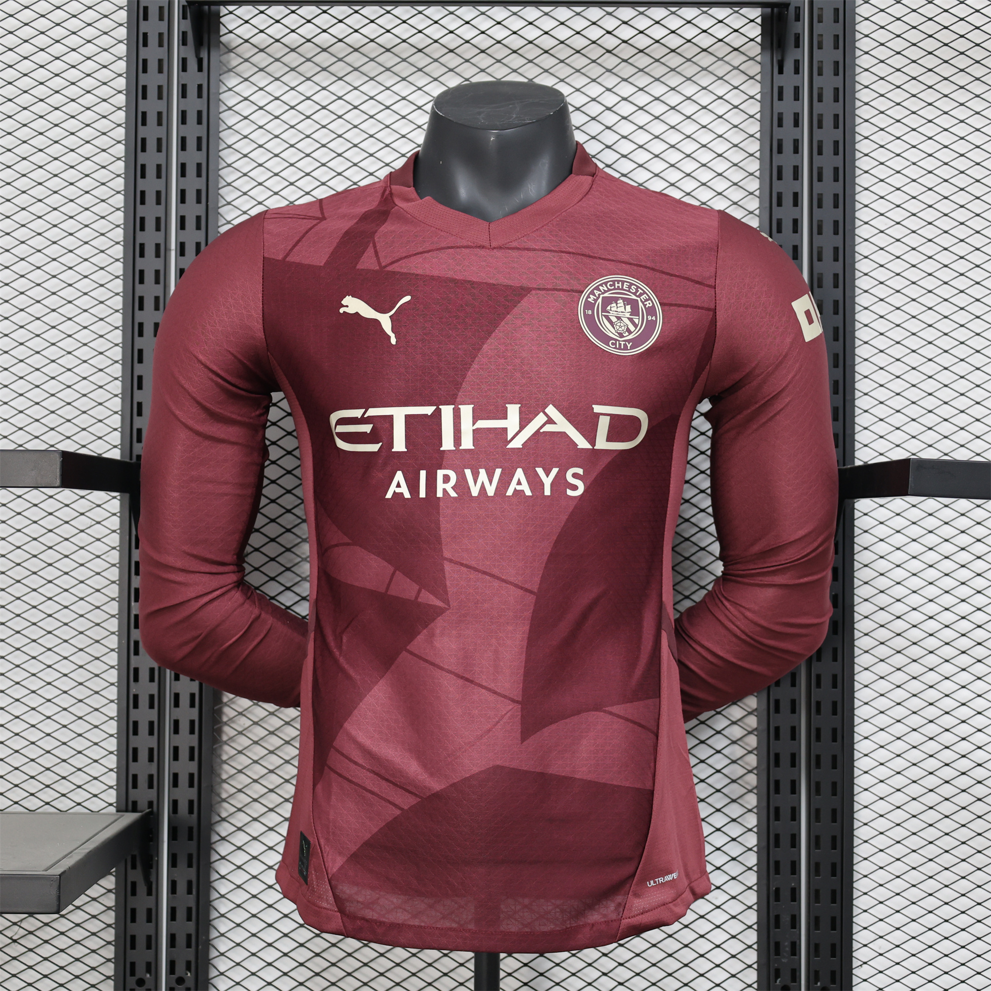 Manchester City 24-25 Third Long Sleeves Jersey - Player Version - ManixJersey