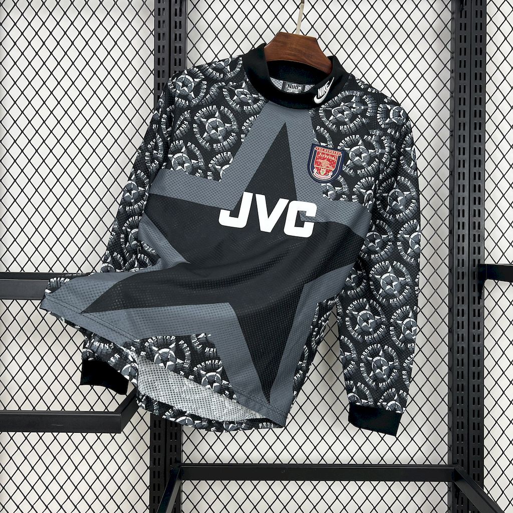 Retro Arsenal 1994-95 Black GK Long Sleeves Jersey - ManixJersey