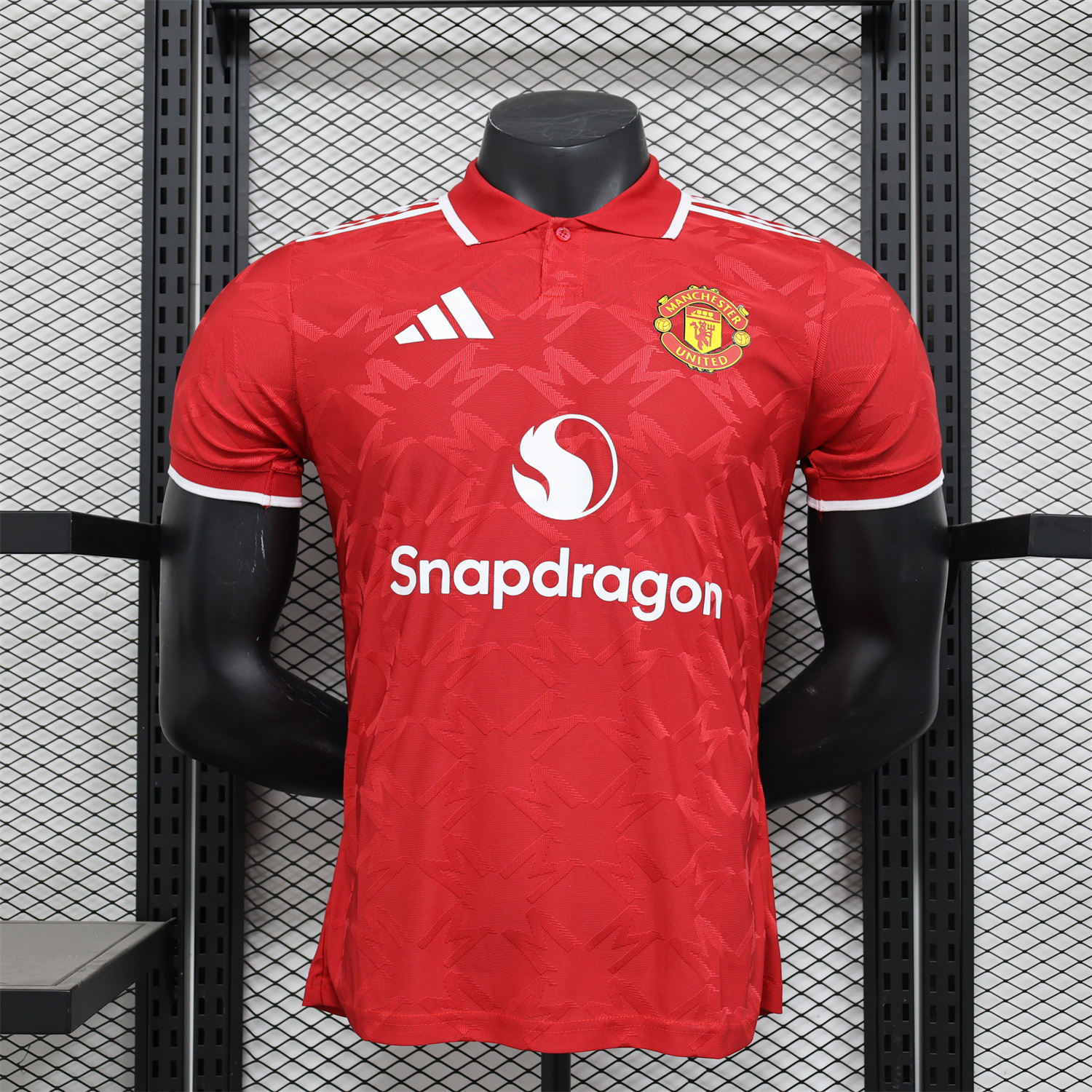 Manchester United 24-25 Red POLO Jersey - Player Version - ManixJersey