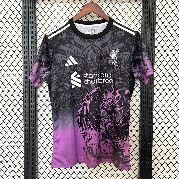 Liver.pool 24-25 Purple Fire Phoenix Special Edition Jersey - Fans Version - ManixJersey