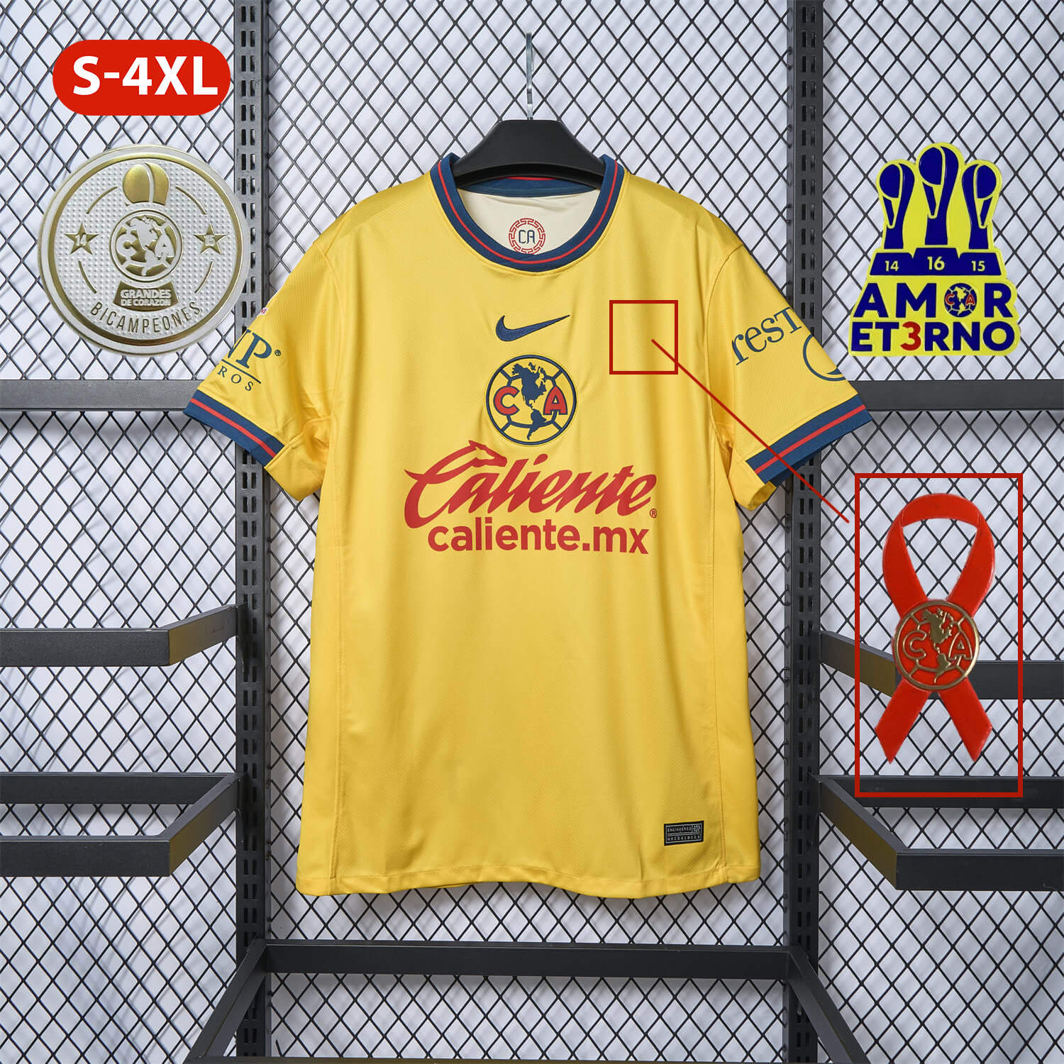 【New Patch】Club América 24-25 Home Stadium Jersey - Fans Version - ManixJersey
