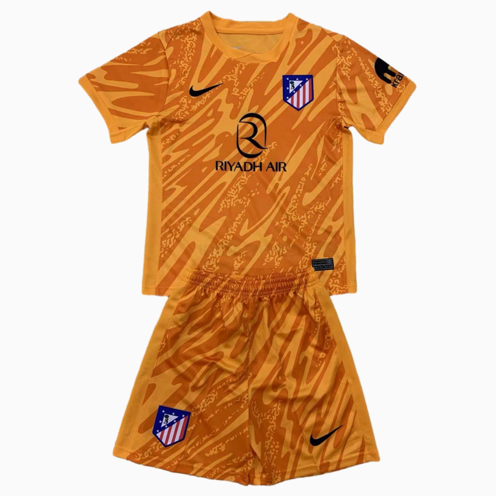 Atletico Madrid 24-25 Orange Goalkeeper Men's Adult Jersey Set - Fans Version - ManixJersey