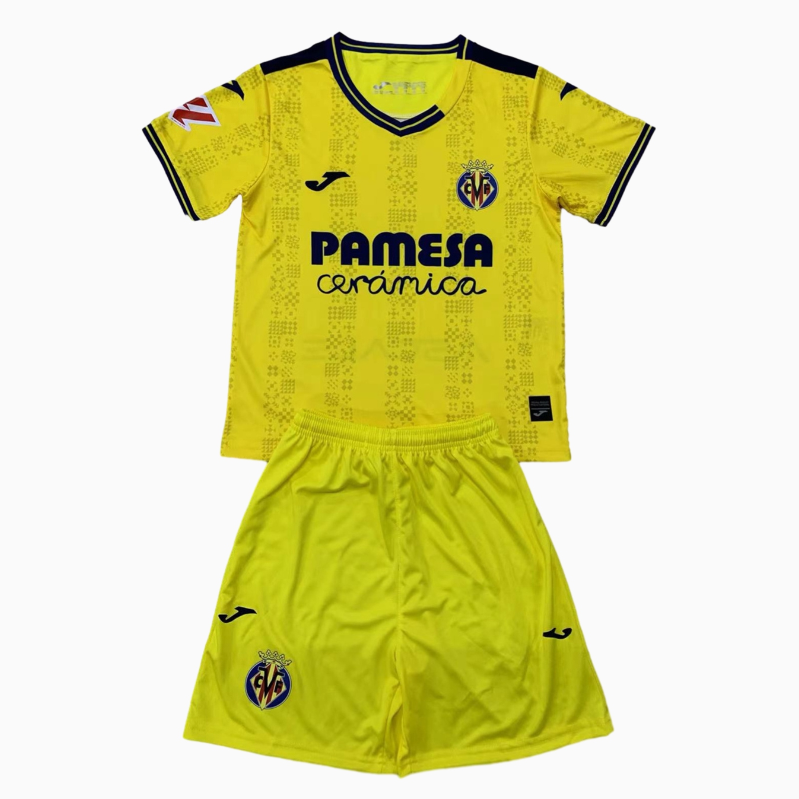 Villarreal 24-25 Home Men's Adult Jersey Set - Fans Version - ManixJersey