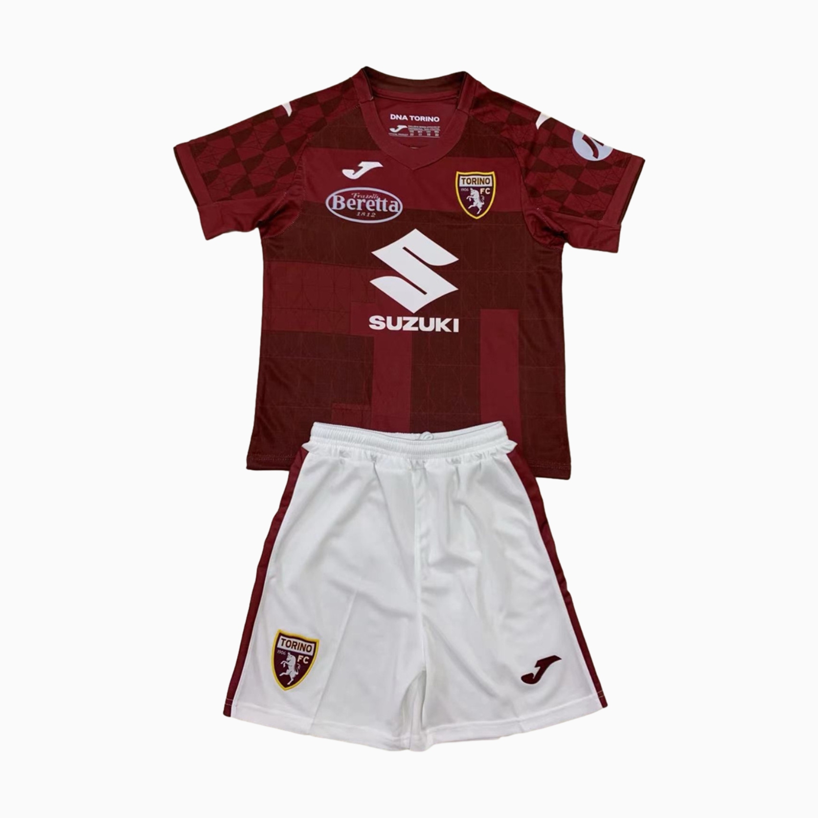 Torino 24-25 Home Men's Adult Jersey Set - Fans Version - ManixJersey