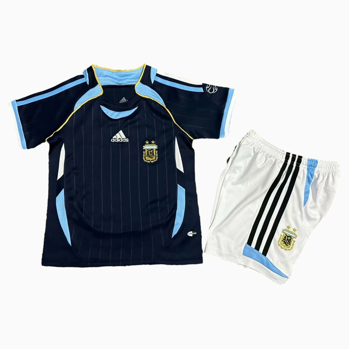 Retro Argentina 2006 Away Kids Kit - ManixJersey