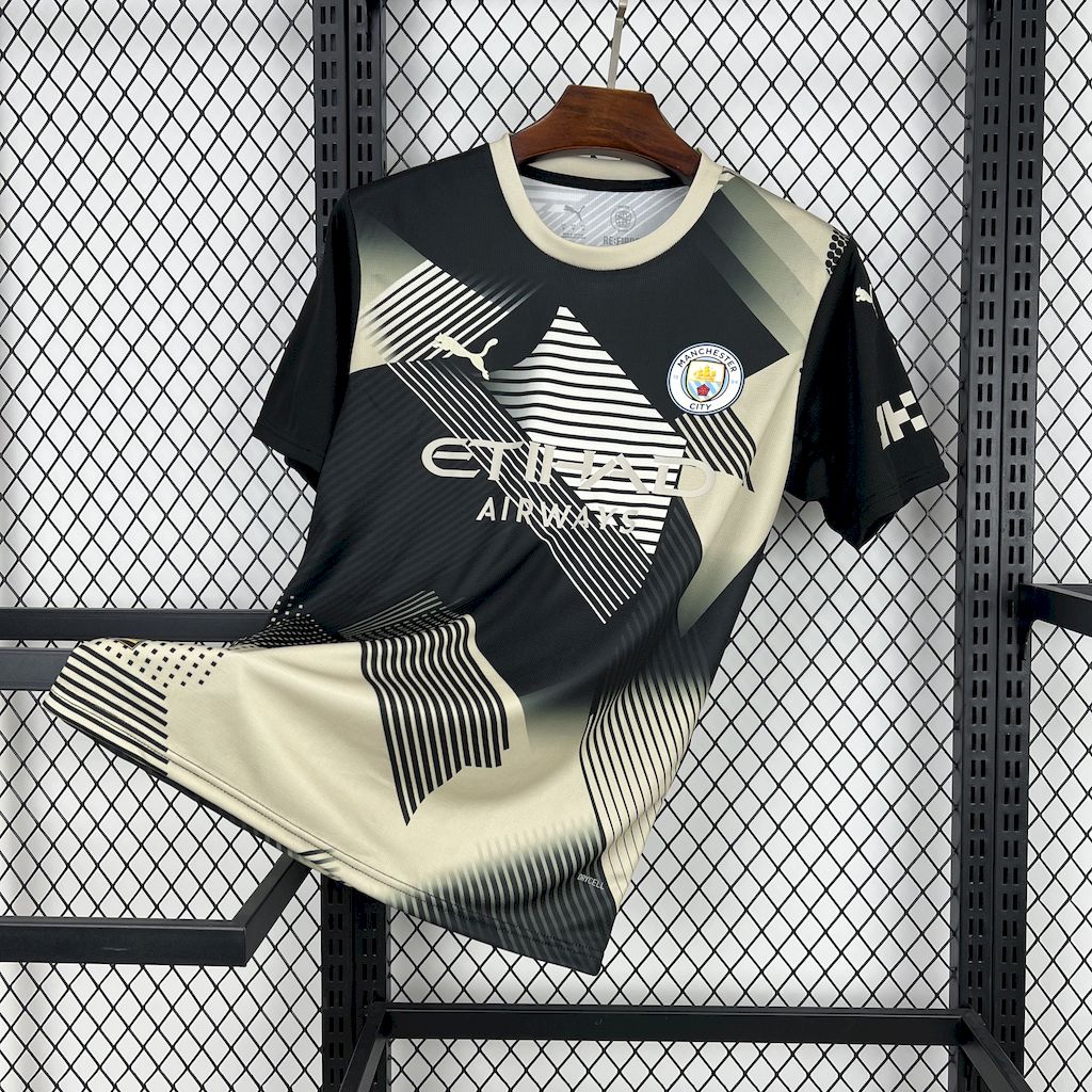 Manchester City 24-25 Black and Yellow Fan-designed Special Edition Jersey - Fans Version - ManixJersey