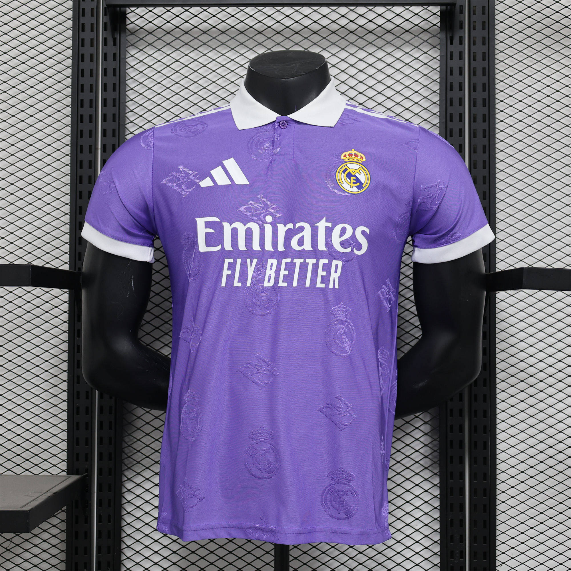 Real Madrid 24-25 Purple LOGO Special Edition Jersey - Player Version - ManixJersey
