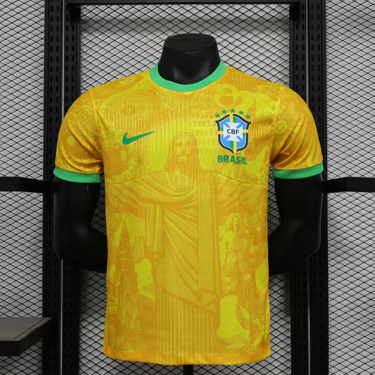 Brazil 2024-25 Christ the Redeemer Statue Jersey - Player Version - ManixJersey