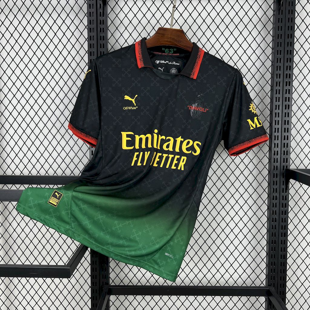 AC Milan 24-25 Black Green “Diavoli” Special Edition Jersey - Fans Version - ManixJersey