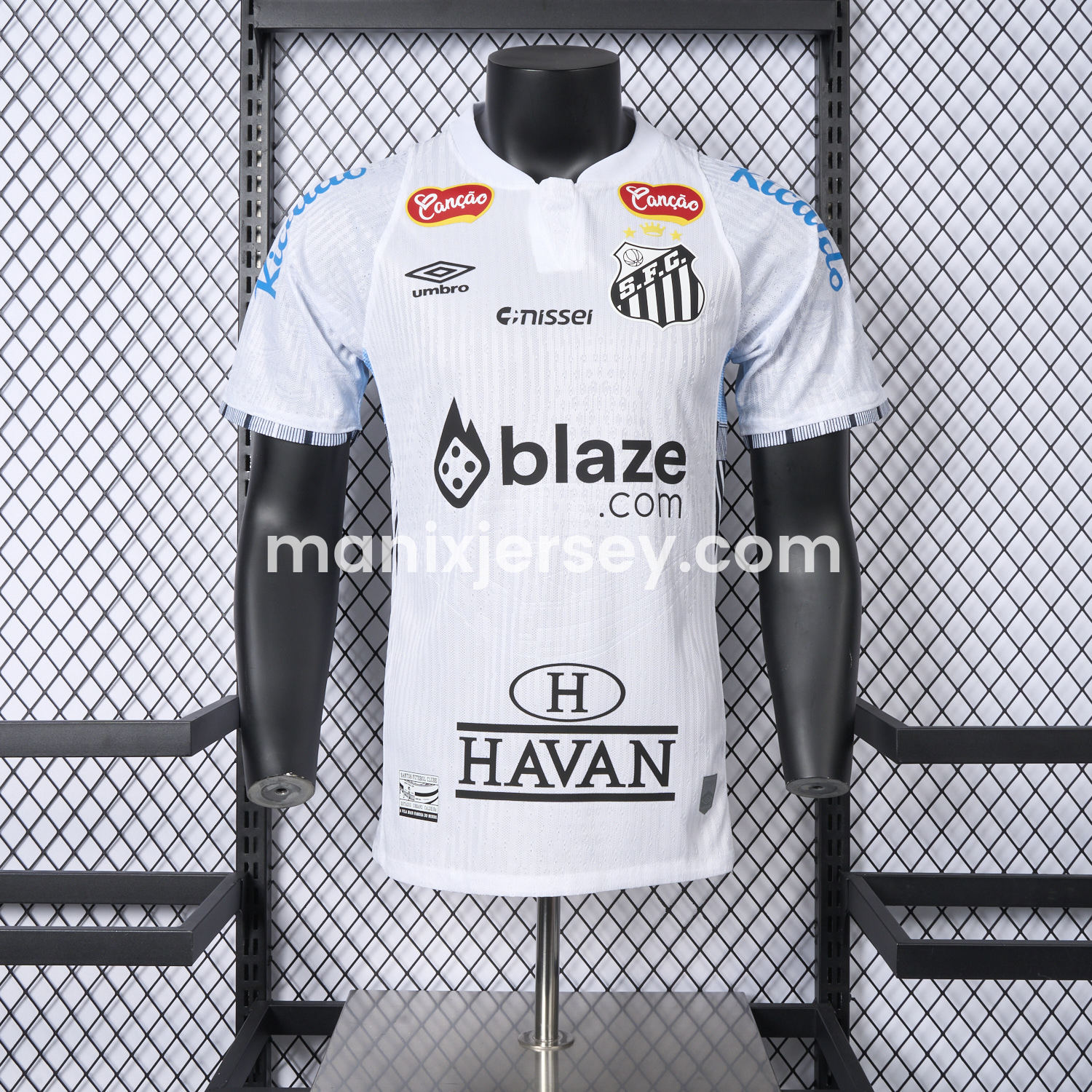 Santos 25-26 Home Jersey With Sponsors - Player Version - ManixJersey