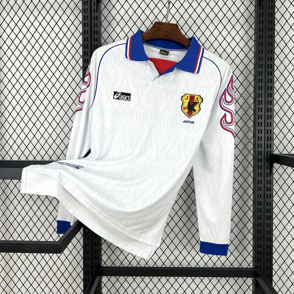 Retro Japan 1998 Away Long Sleeves Jersey - ManixJersey