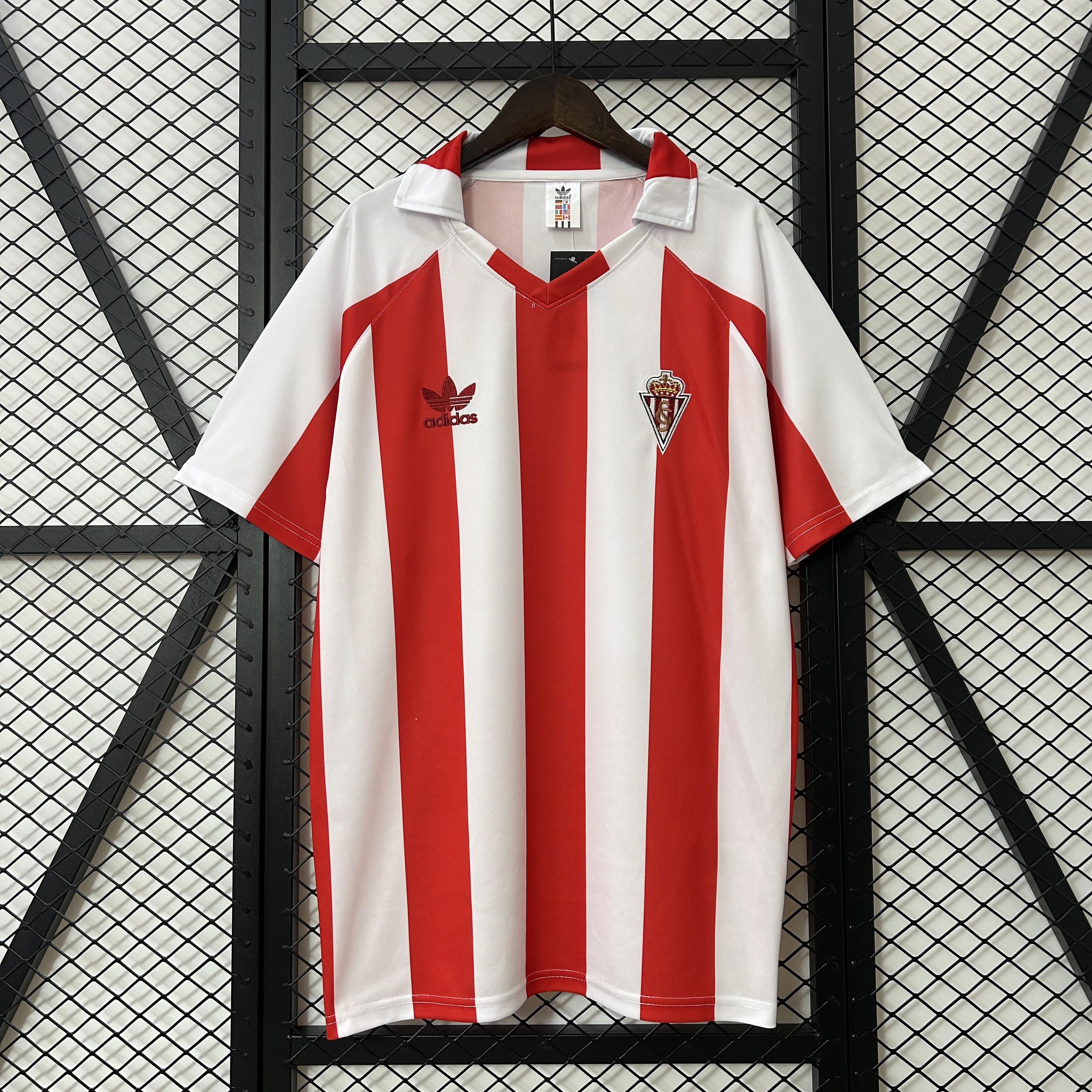 Retro Sporting Gijon 1986-87 Home Jersey - ManixJersey