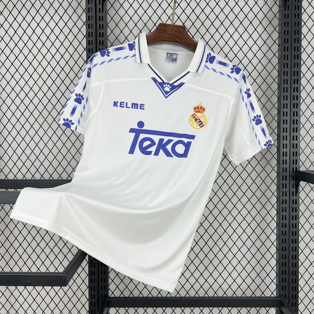 Retro Real Madrid 96-97 Home Stadium Jersey - ManixJersey