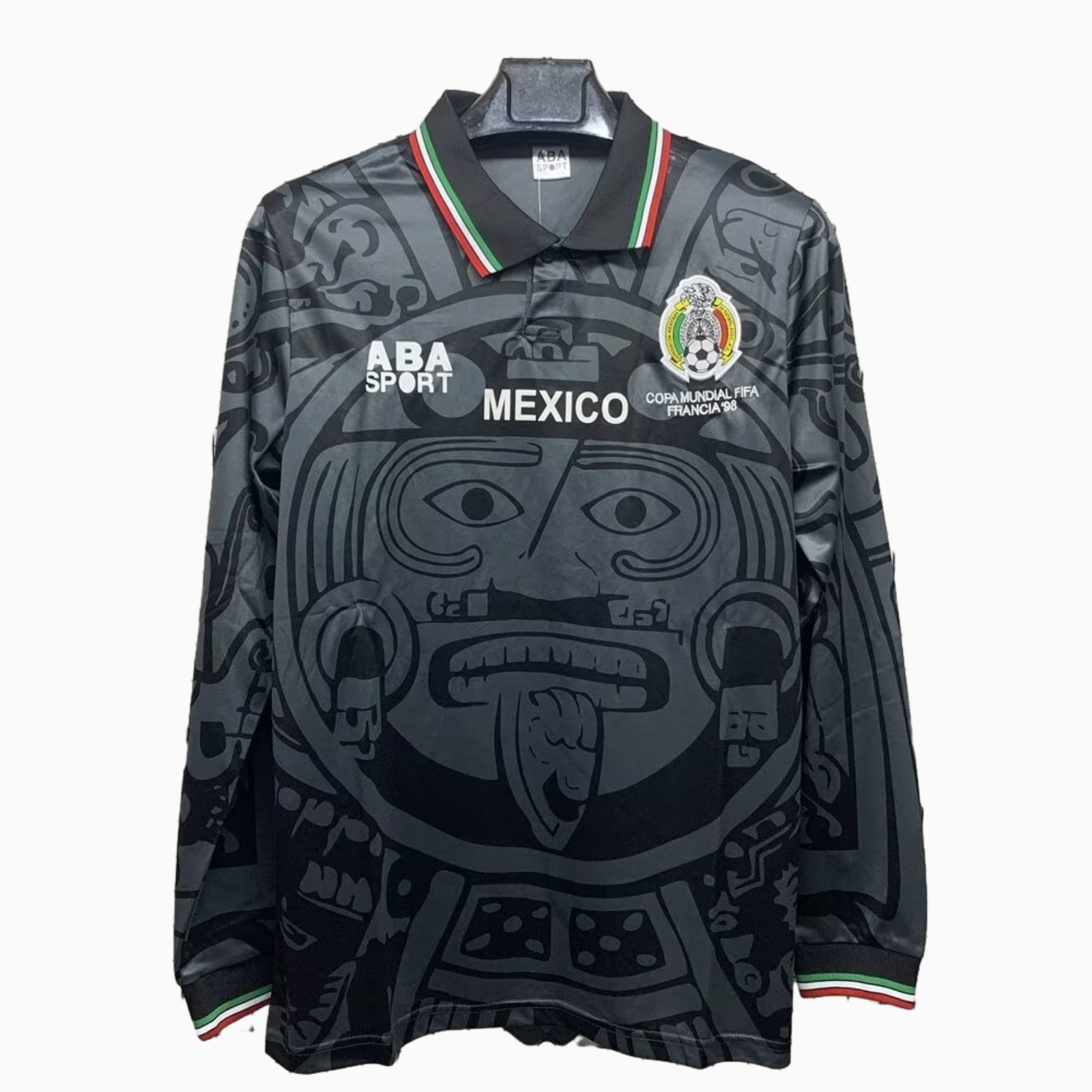Retro Mexico 1998 Third Long Sleeves Jersey - ManixJersey