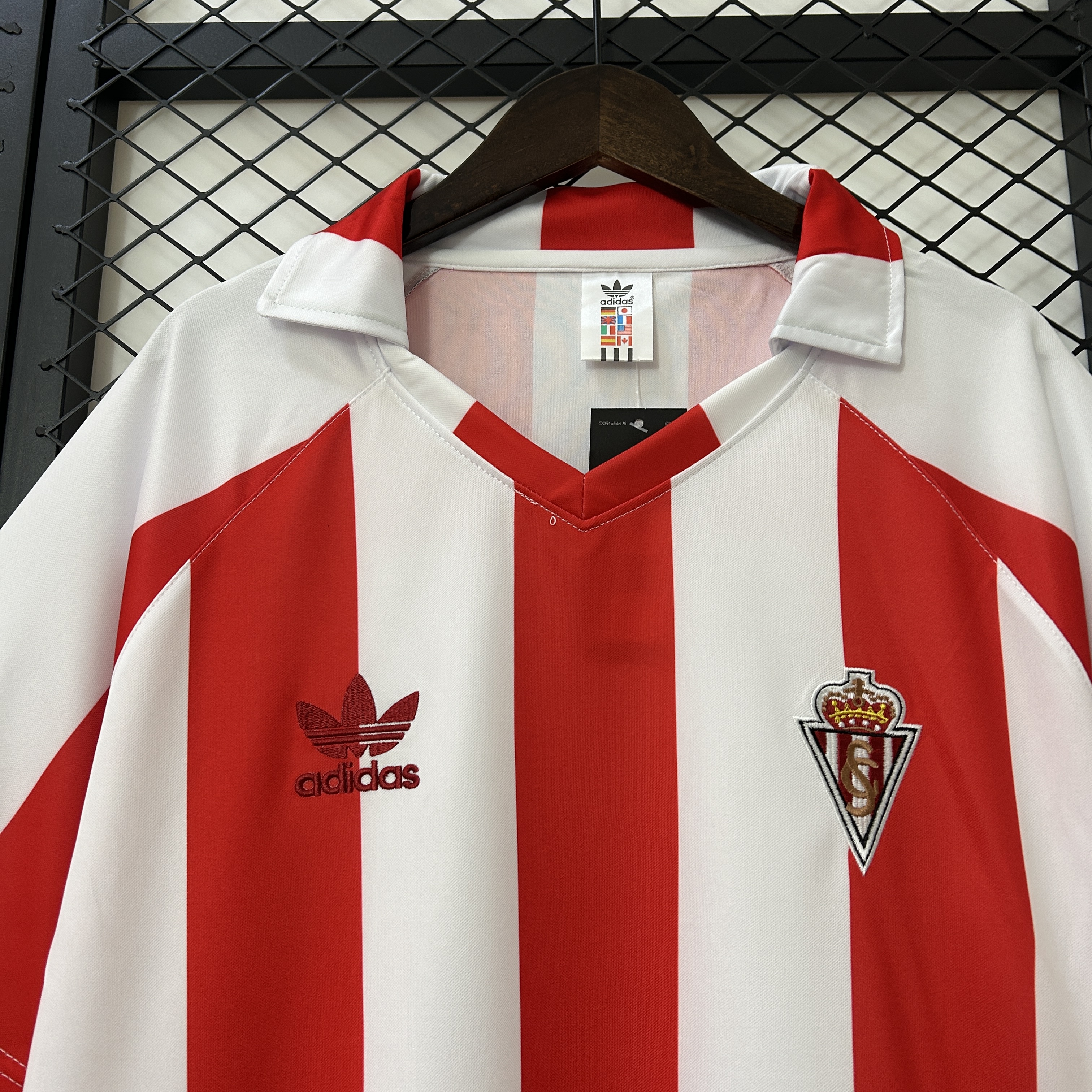Retro Sporting Gijon 1986-87 Home Jersey - ManixJersey