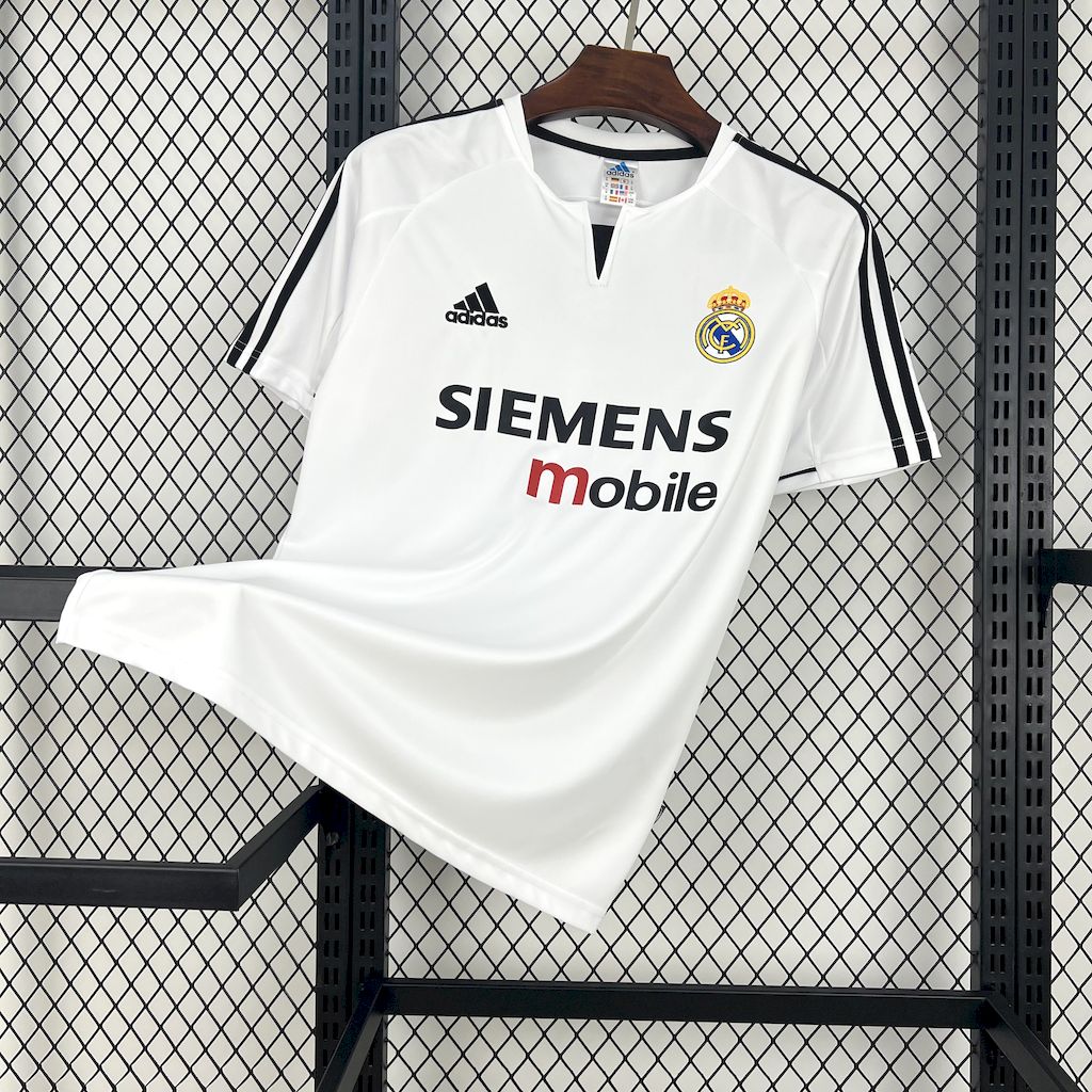 Retro Real Madrid 2003-04 Home Jersey - ManixJersey