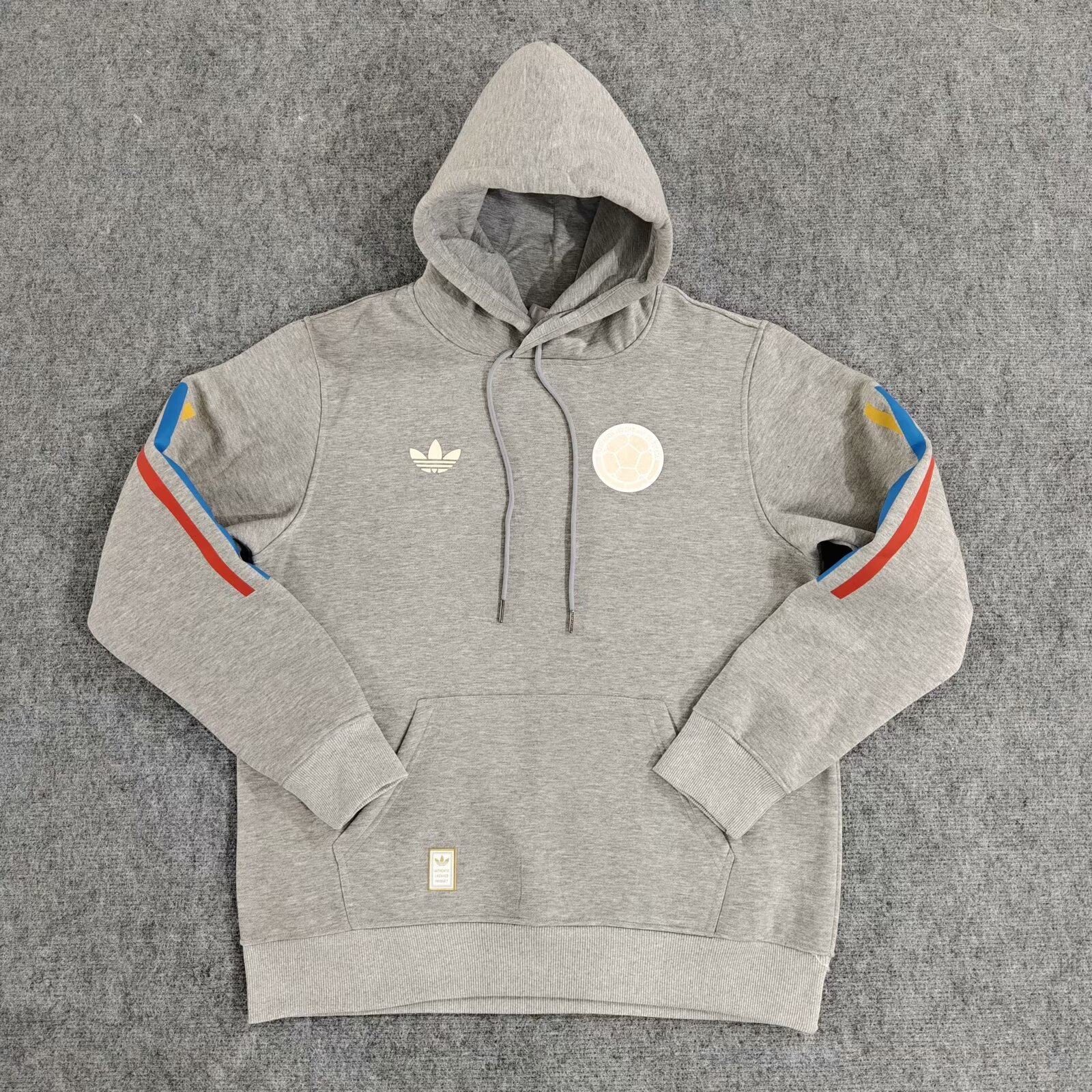 Colombia 2024 100th Anniversary Hooded - Gray - ManixJersey