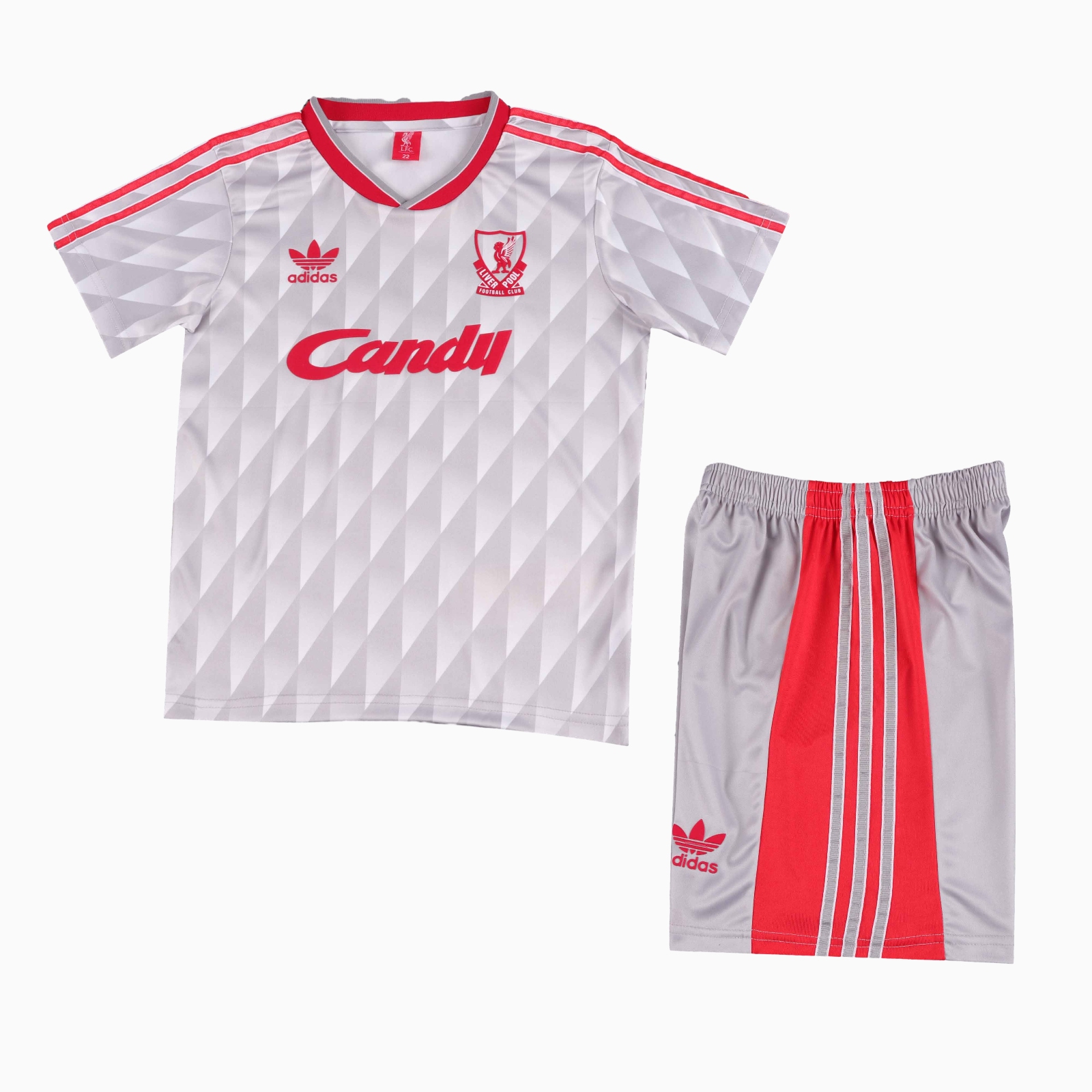 Retro Liver.pool 1989-91 Away Kids Kit - ManixJersey