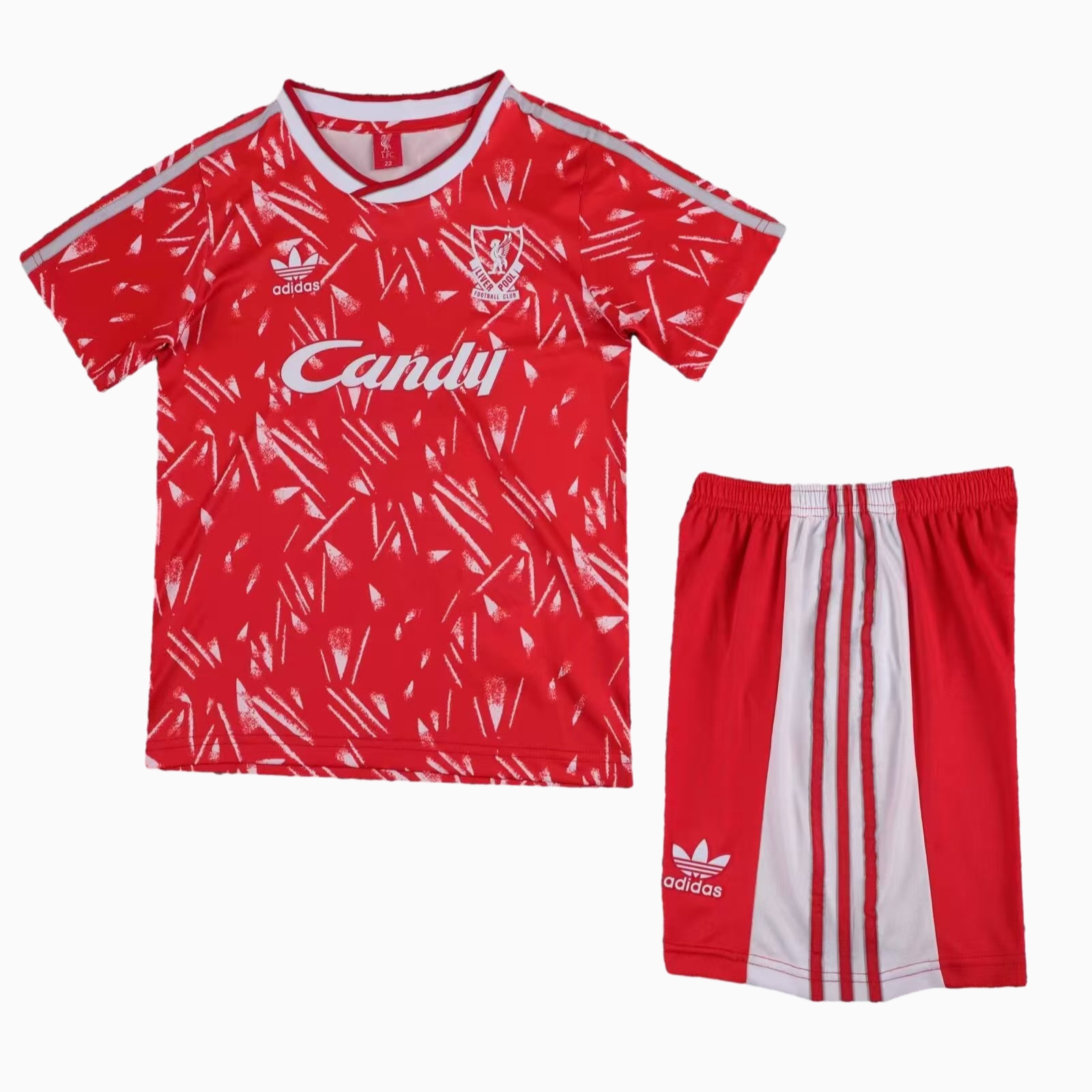 Retro Liver.pool 1989-91 Home Kids Kit - ManixJersey