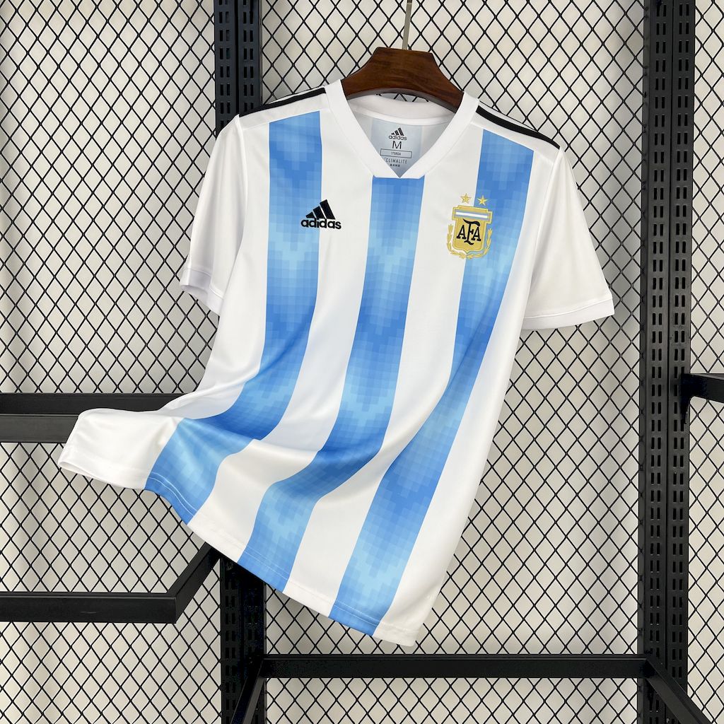 Retro Argentina 2018 Home Jersey - ManixJersey