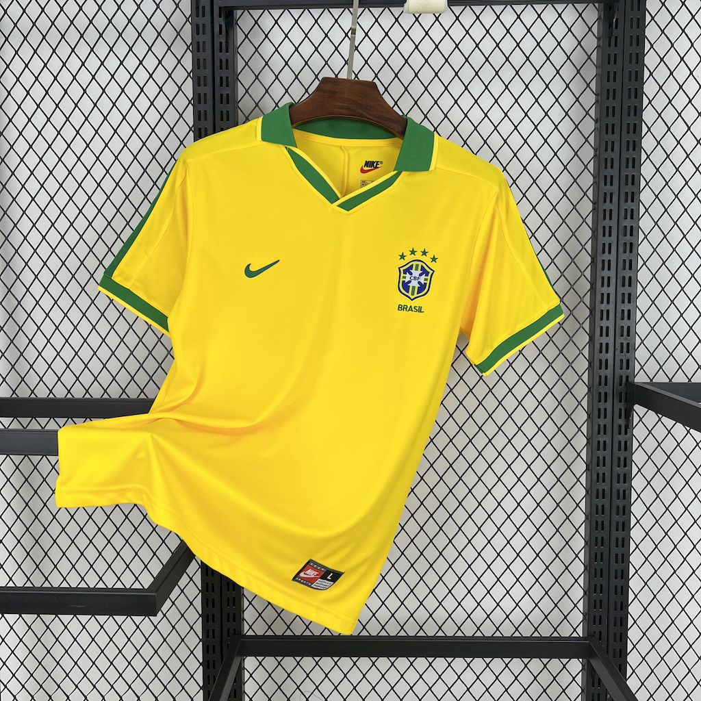 Retro Brazil 1997 Home Jersey - ManixJersey