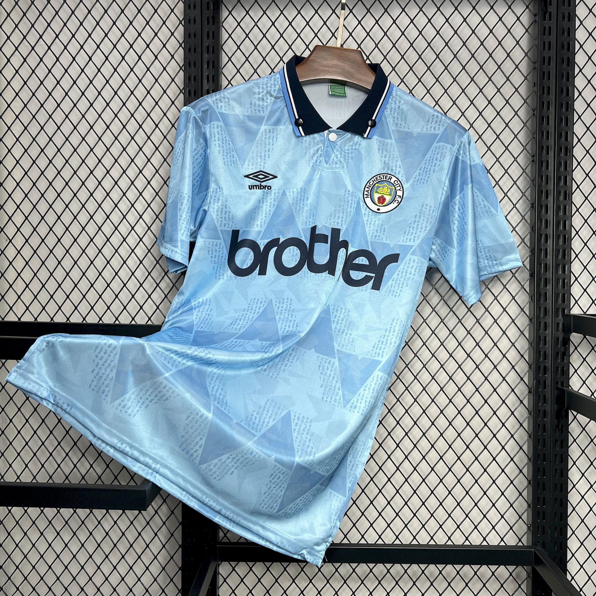 Retro Manchester City 1989-91 Home Jersey - ManixJersey